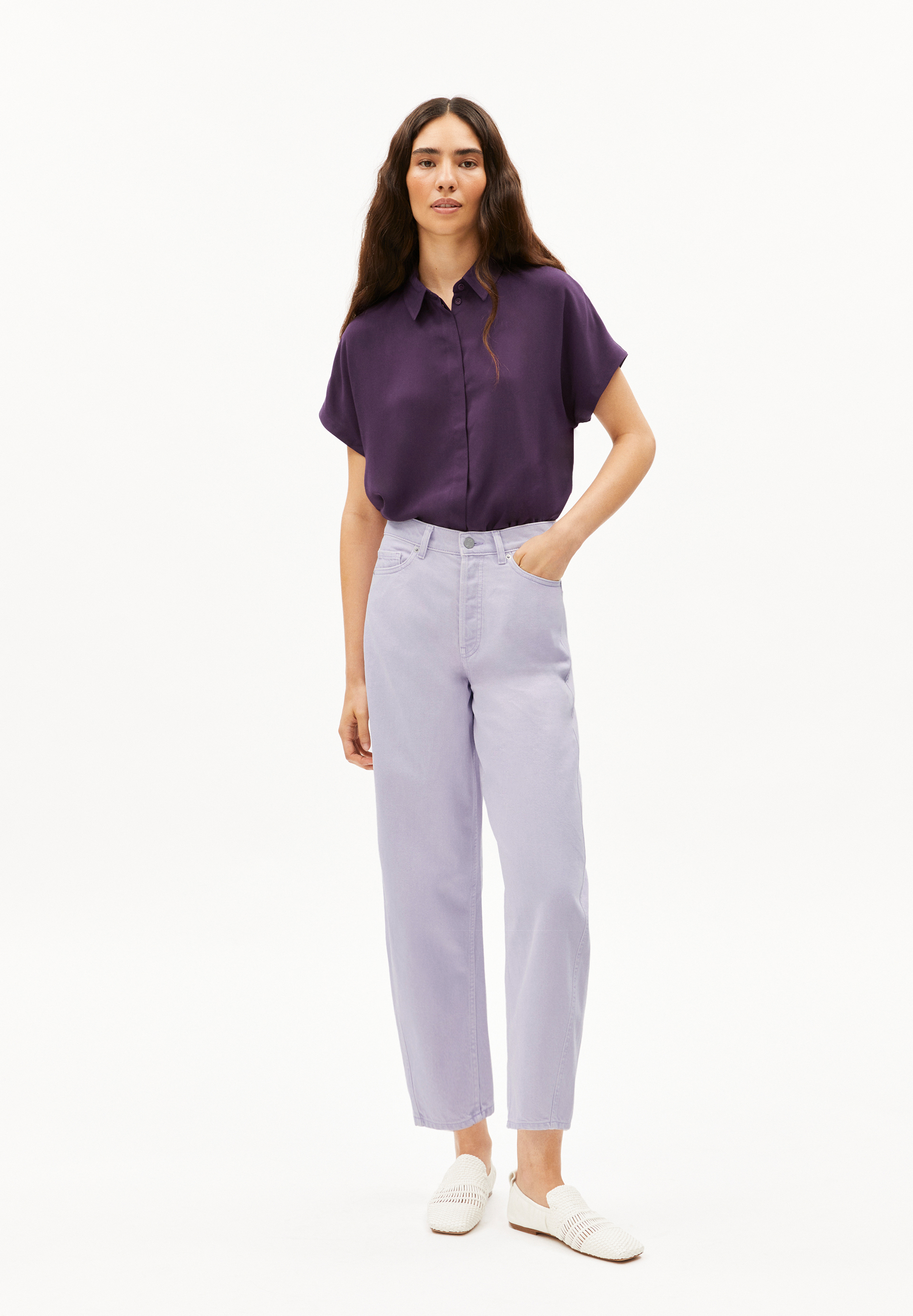 LARISAANA Chemisier en viscose LENZING™ ECOVERO™