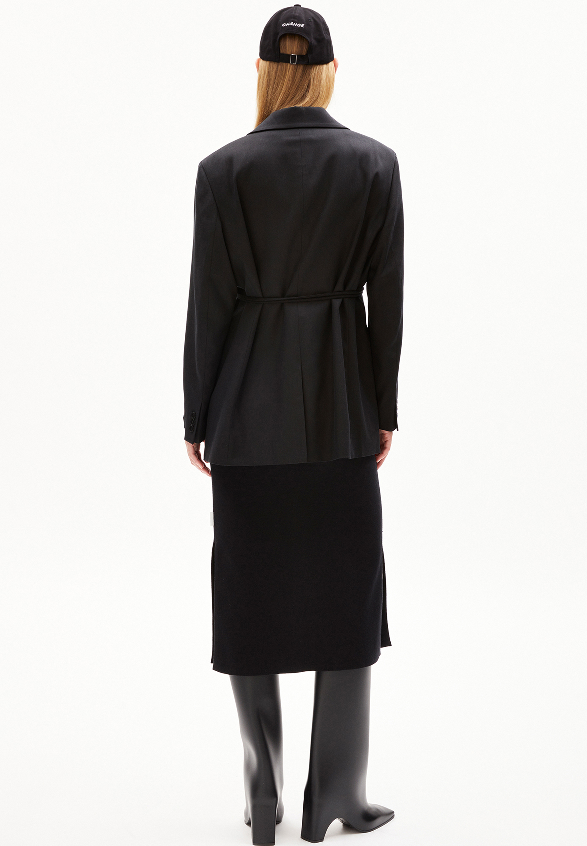 ORIAANA Blazer coupe oversize en TENCEL™ Lyocell mélangé