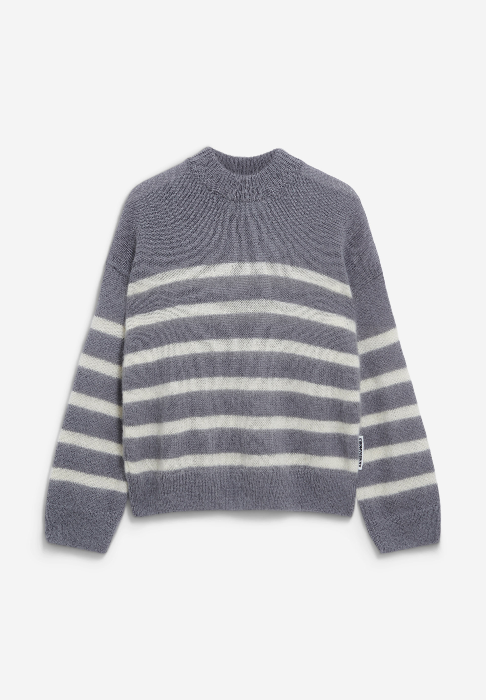 GWYNEIRAA STRIPES Pull coupe ample en laine mohair mélangée