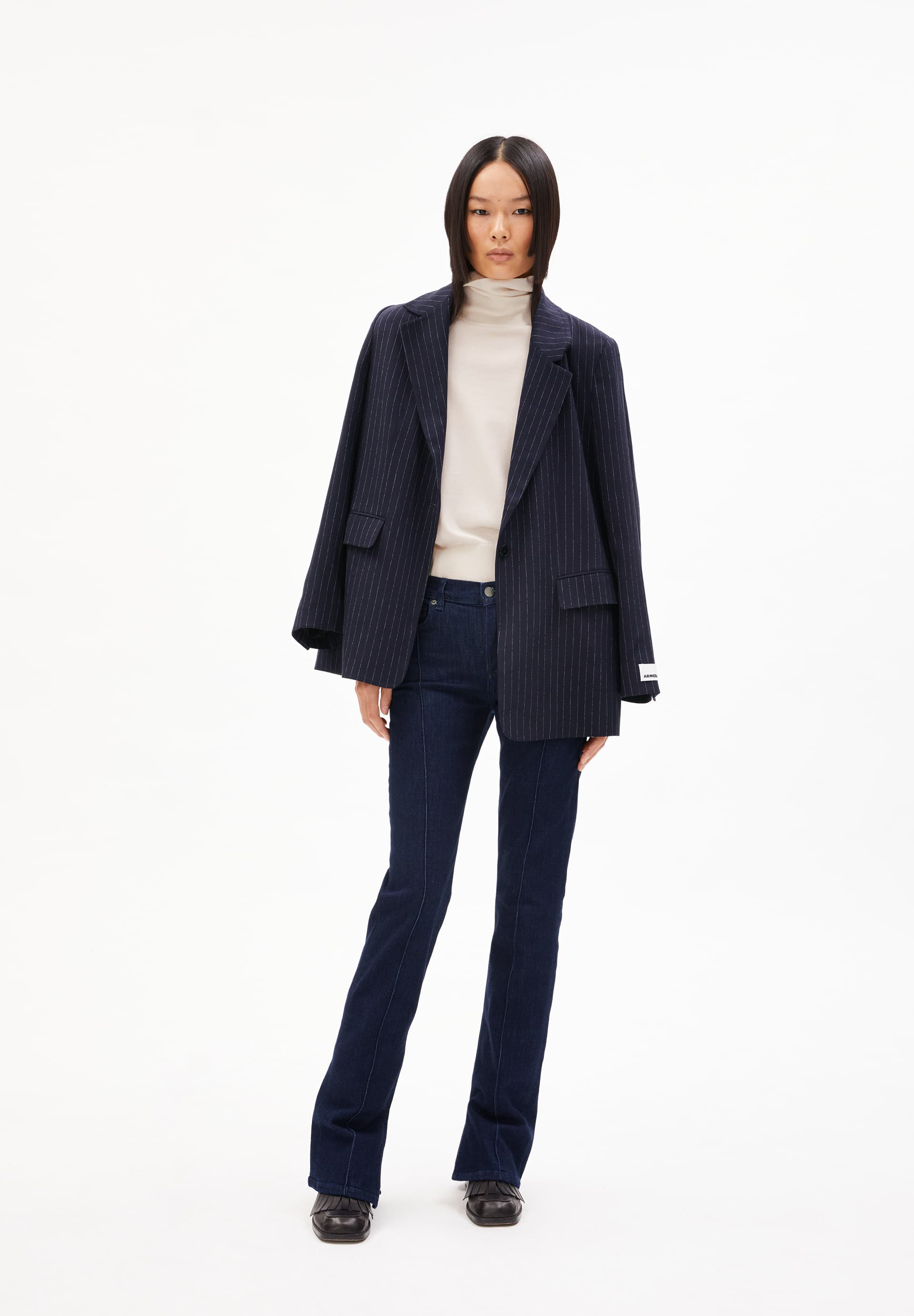 LINDAA LOW Bootcut Jeans Organic Cotton Mix Comfort-Stretch