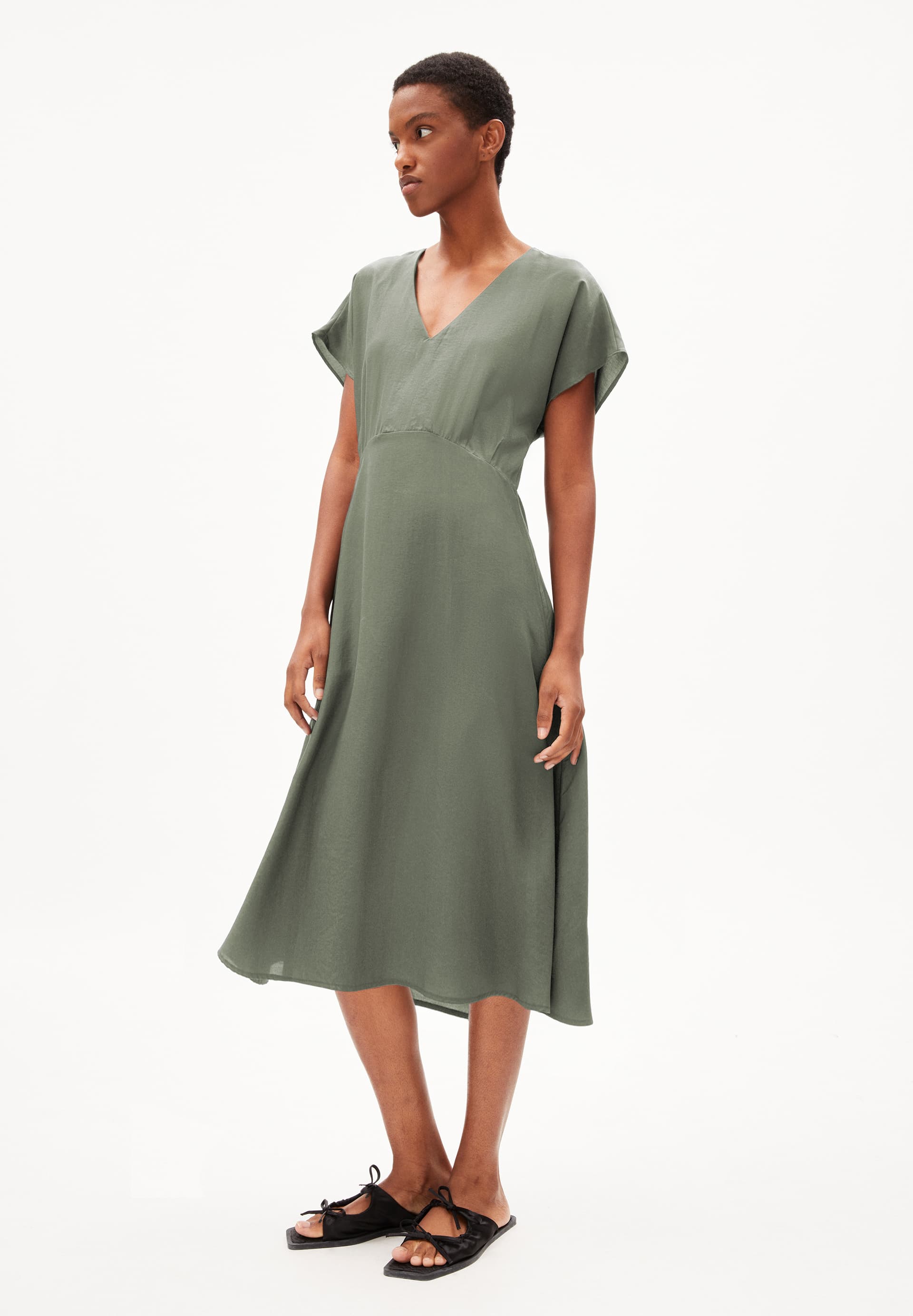 AALBINE Woven Dress Regular Fit made of TENCEL™ Lyocell Mix