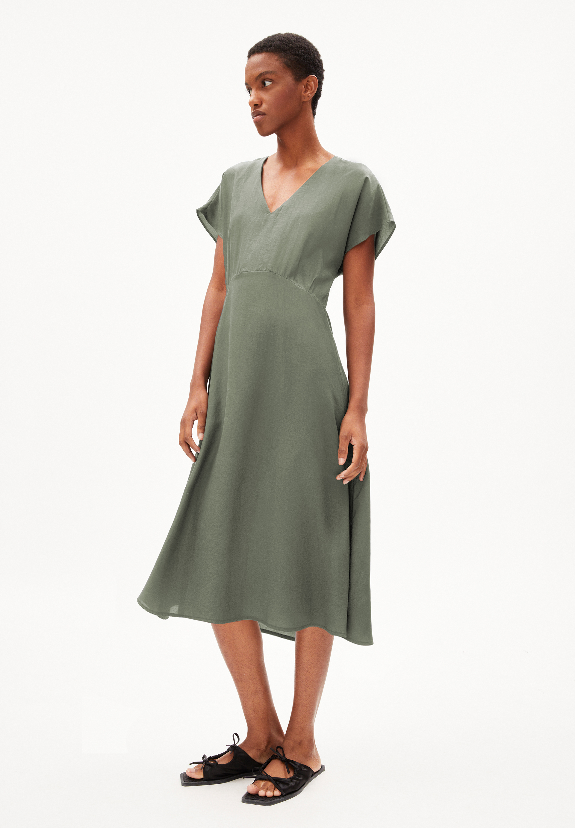 AALBINE Woven Dress Regular Fit made of TENCEL™ Lyocell Mix