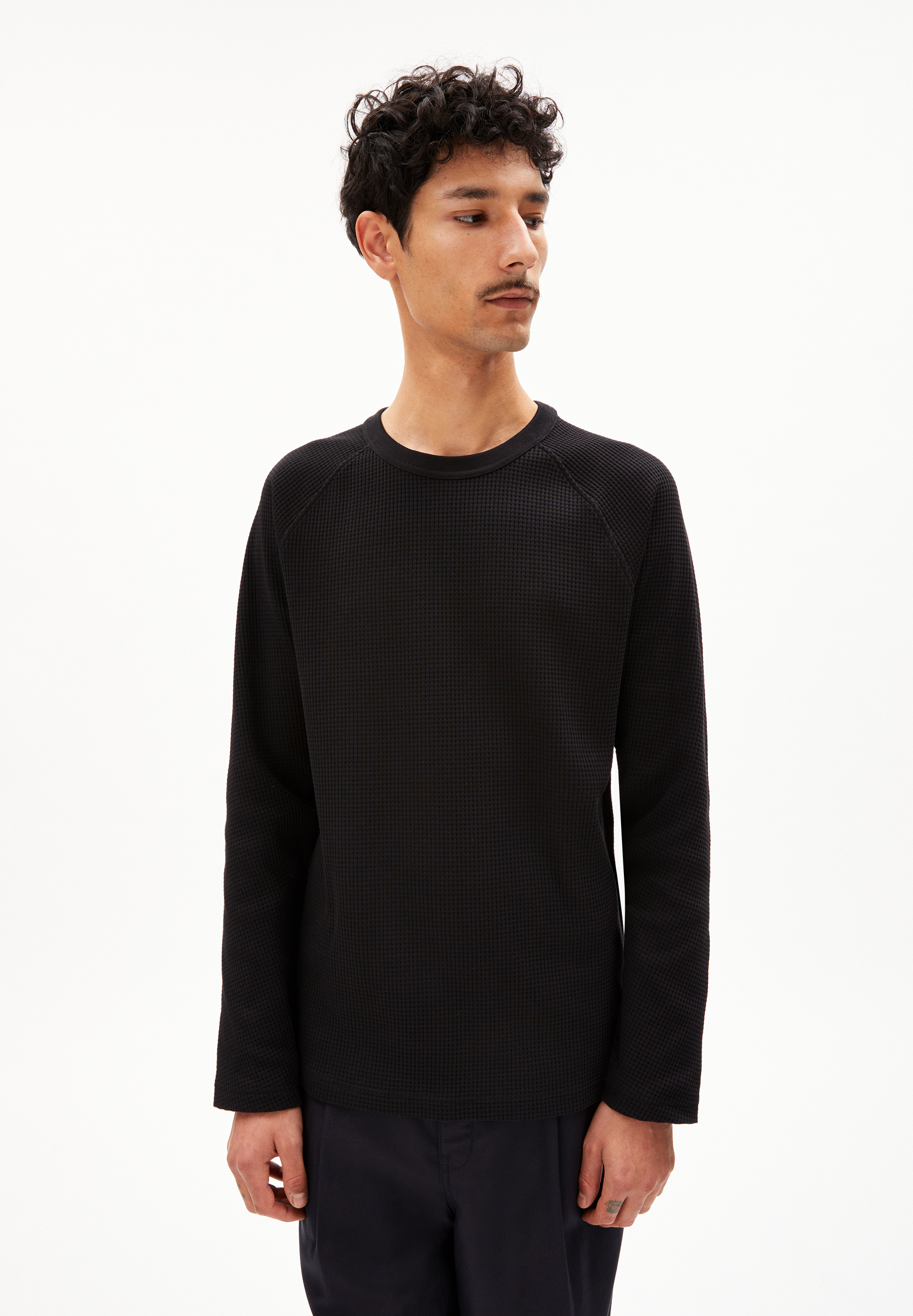 JOSUAA WAFFLE T-Shirt Relaxed Fit aus Bio-Baumwolle