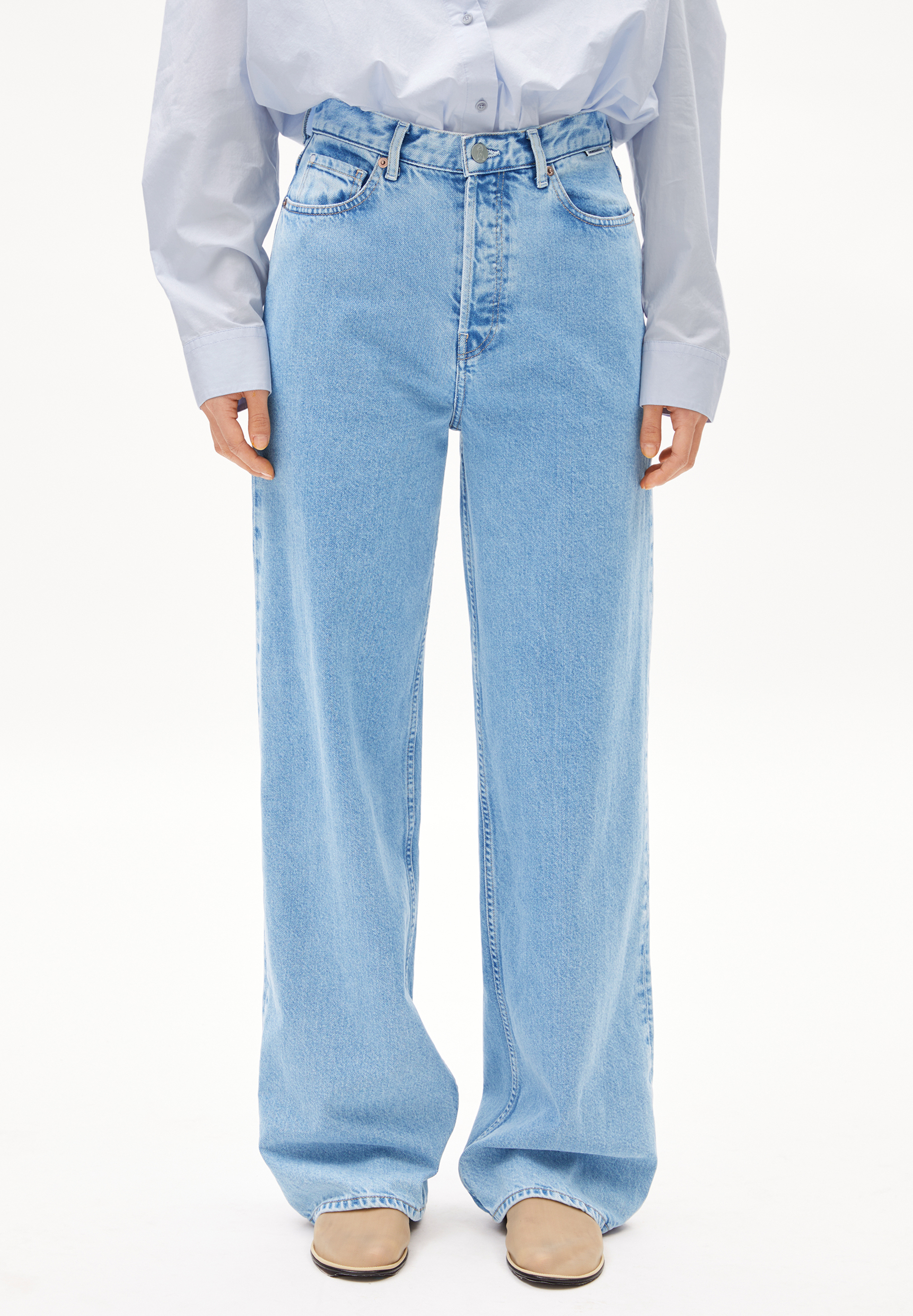 ENIJAA Wide Jeans recycled cotton