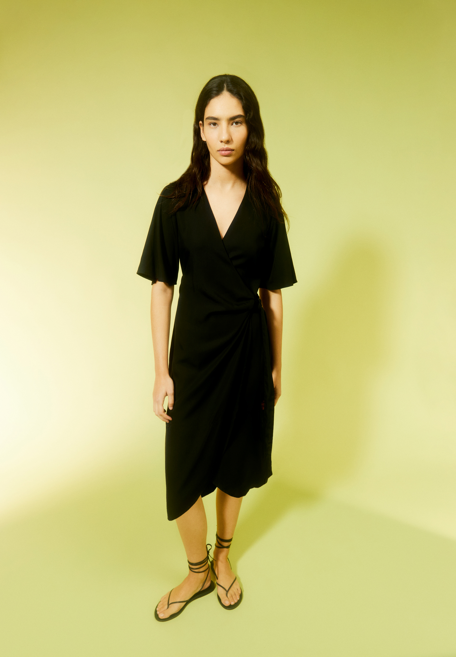 NATAALE Woven Dress Regular Fit made of TENCEL™ Lyocell Mix