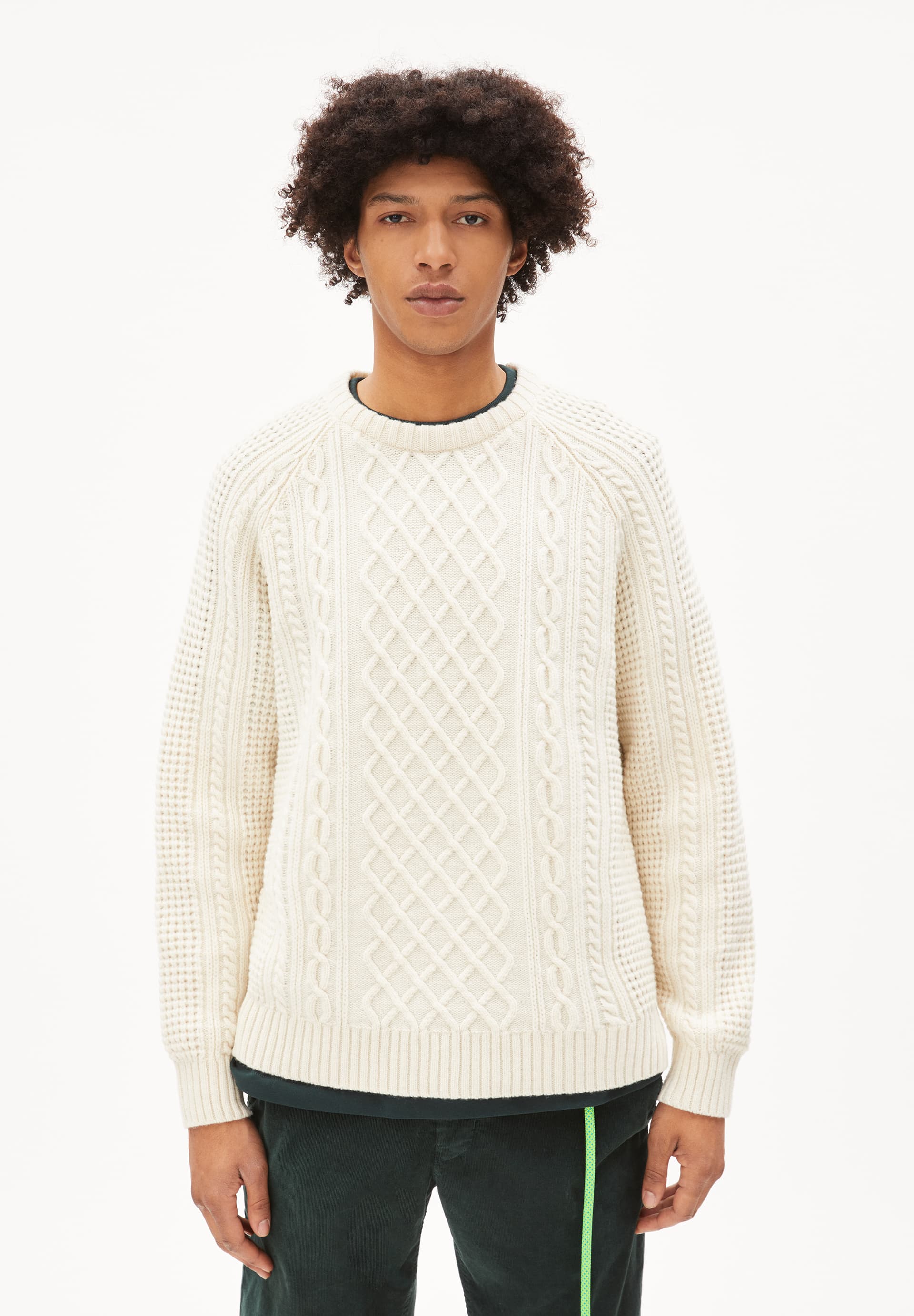 FLETNAA Pullover Relaxed Fit aus Bio-Woll-Mix (recycled)