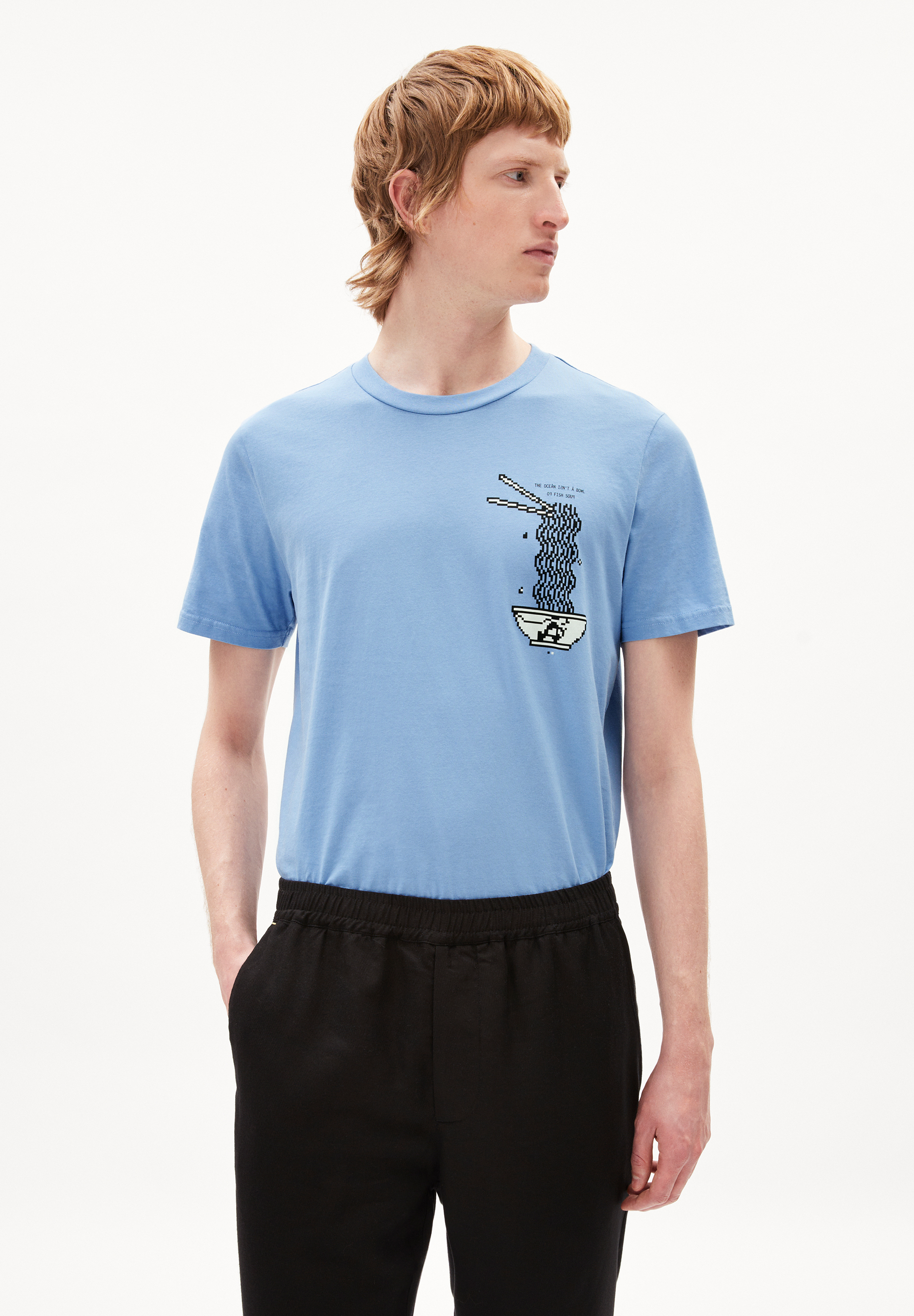 JAAMES FISH SOUP T-shirt à coupe standard en coton bio