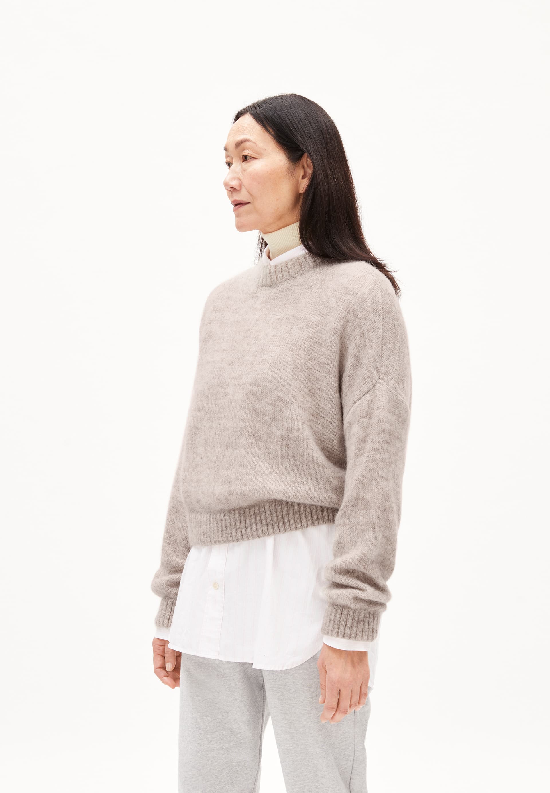 SURI INARAA Sweater Oversized Fit made of Alpaca Wool Mix