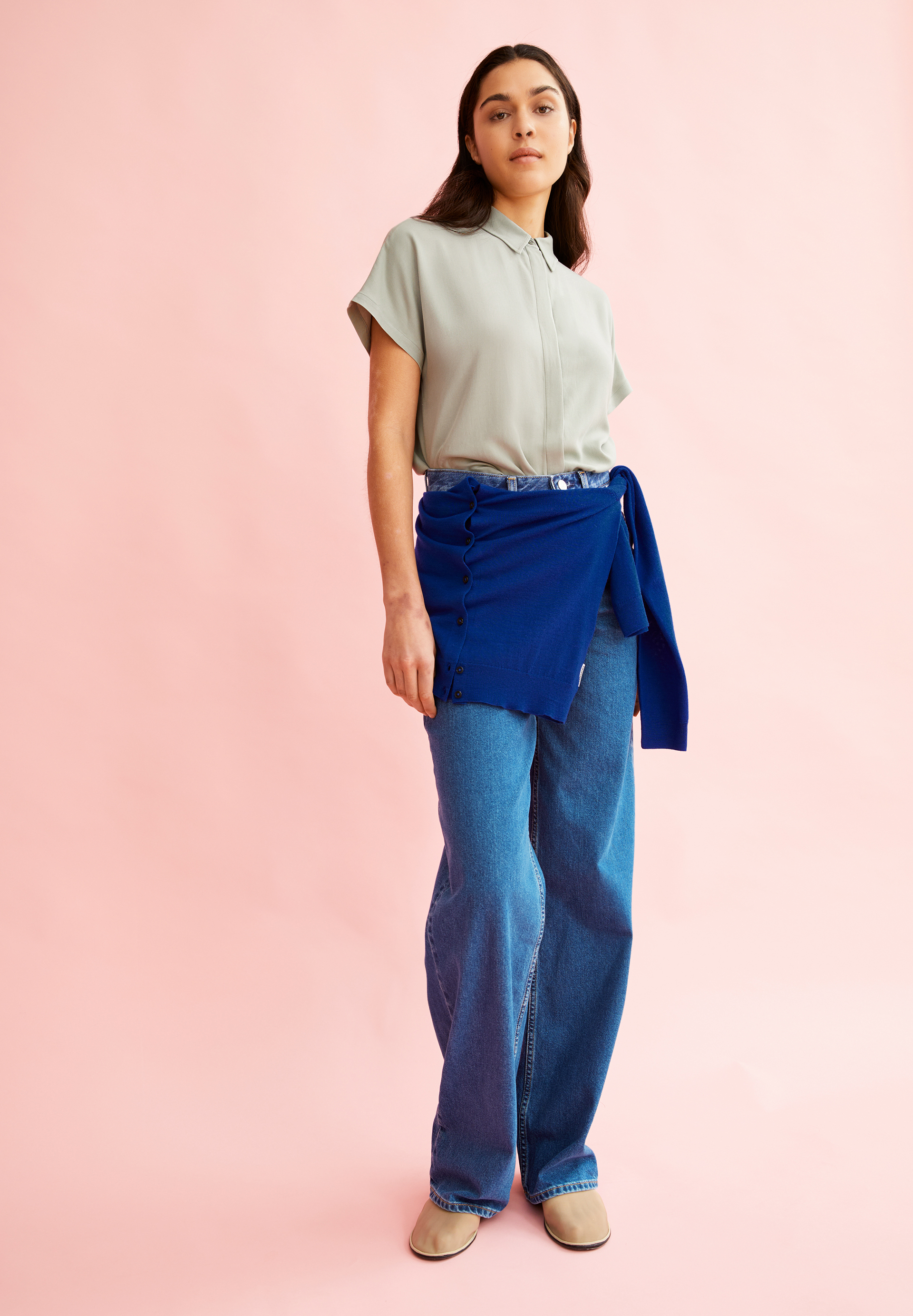 LARISAANA Chemisier en viscose LENZING™ ECOVERO™