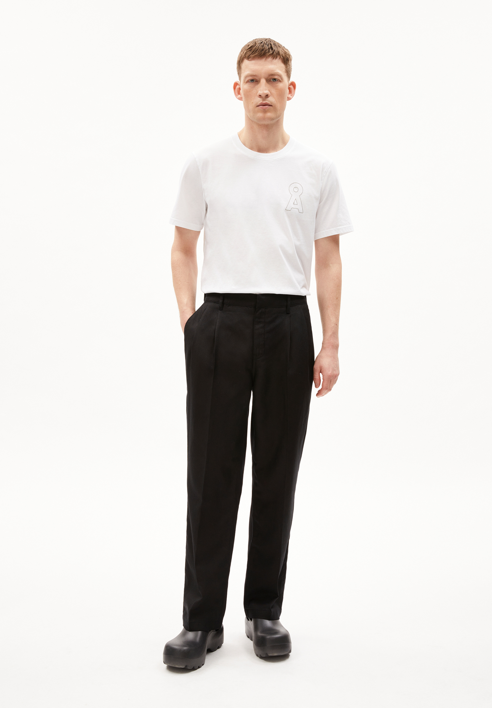 CESAAROS Pantalon en toile en TENCEL™ Lyocell mélangé