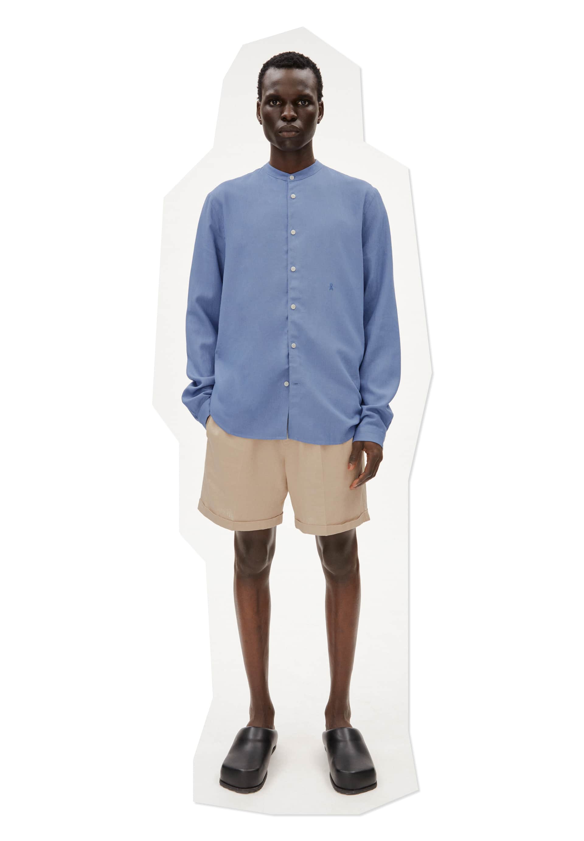 VAALERONIMUS LINO Shirt Relaxed Fit made of Linen-Mix