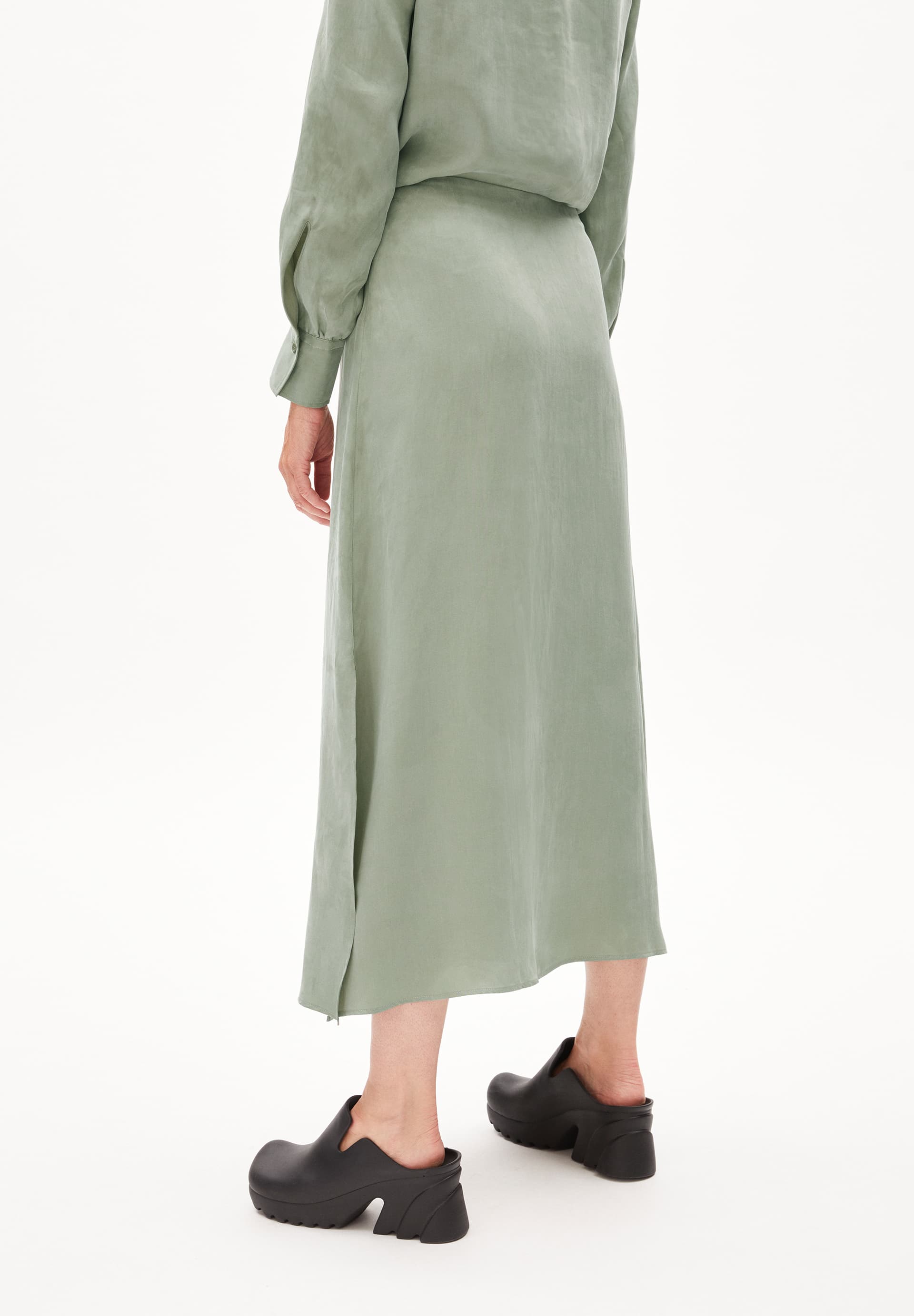 MILAJAA Woven Skirt Regular Fit made of Lyocell