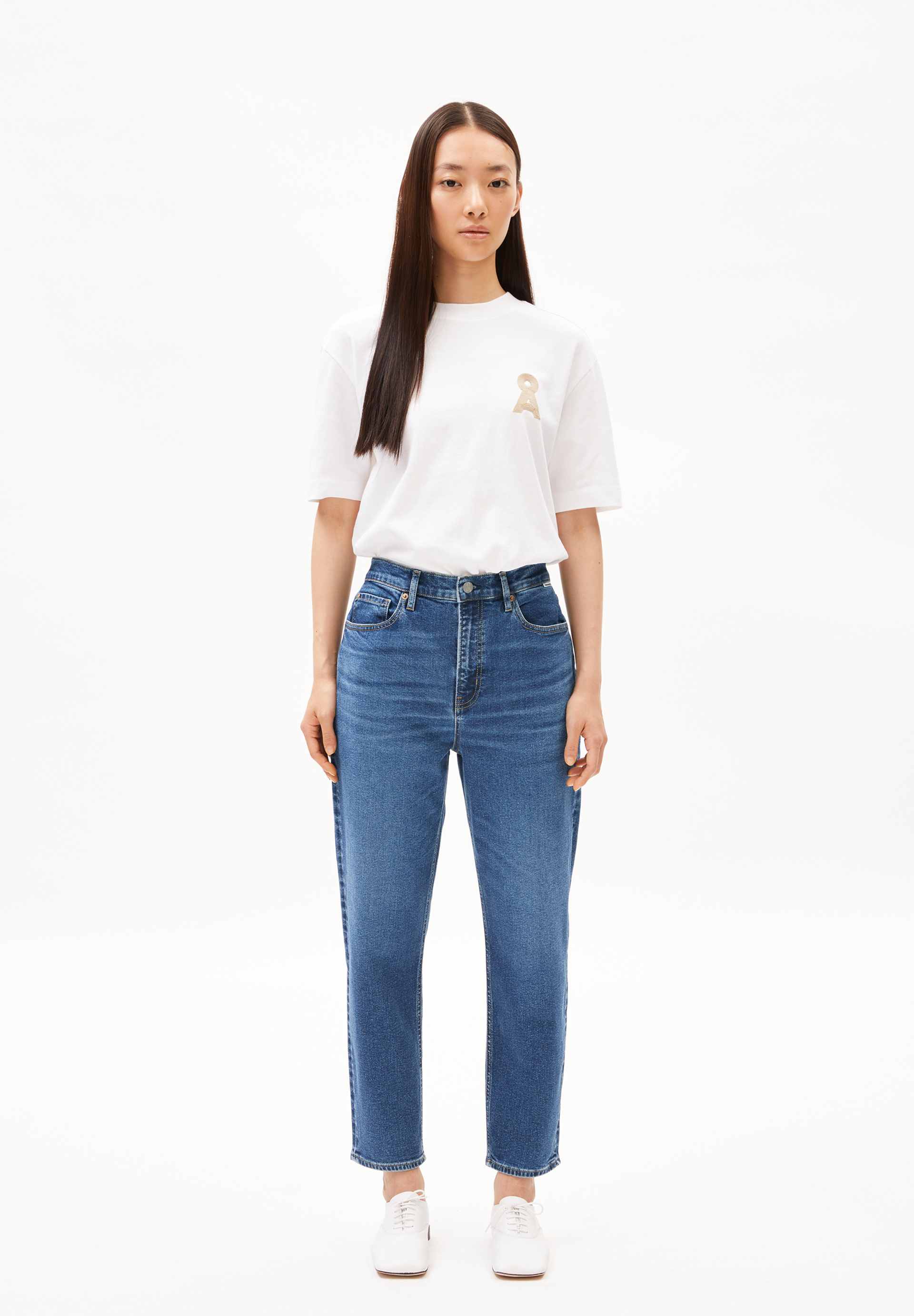 MAIRAA Mom Jeans recycled cotton mix Comfort-Stretch