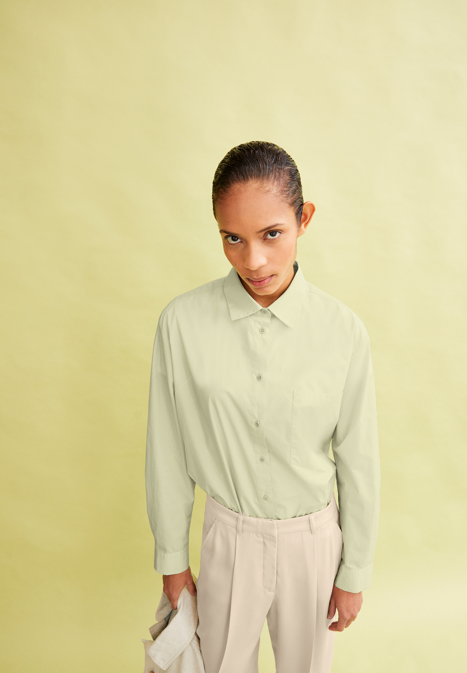 EALGAA Blouse Loose Fit made of Organic Cotton