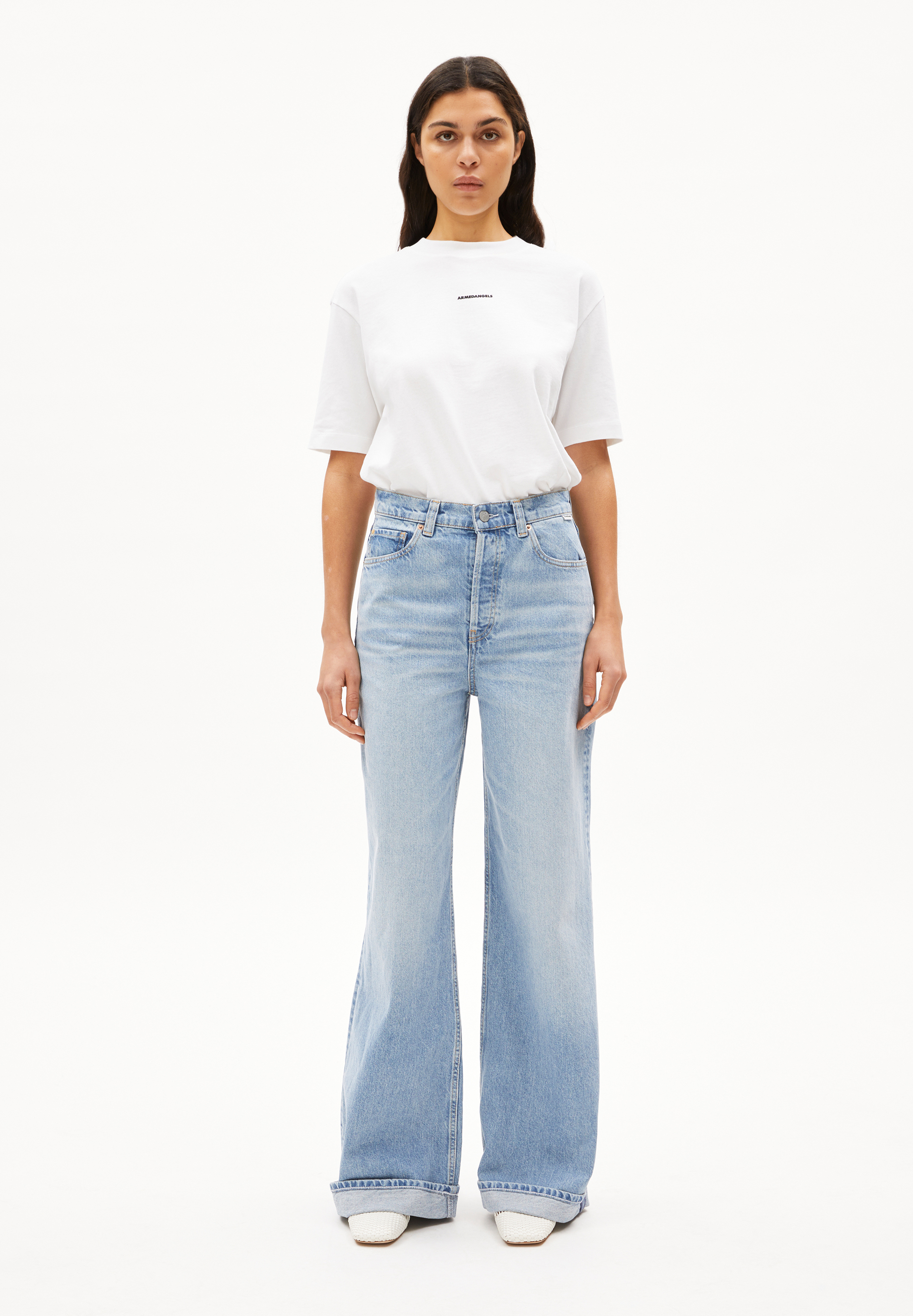 BLINAA Jean super wide en coton recyclé