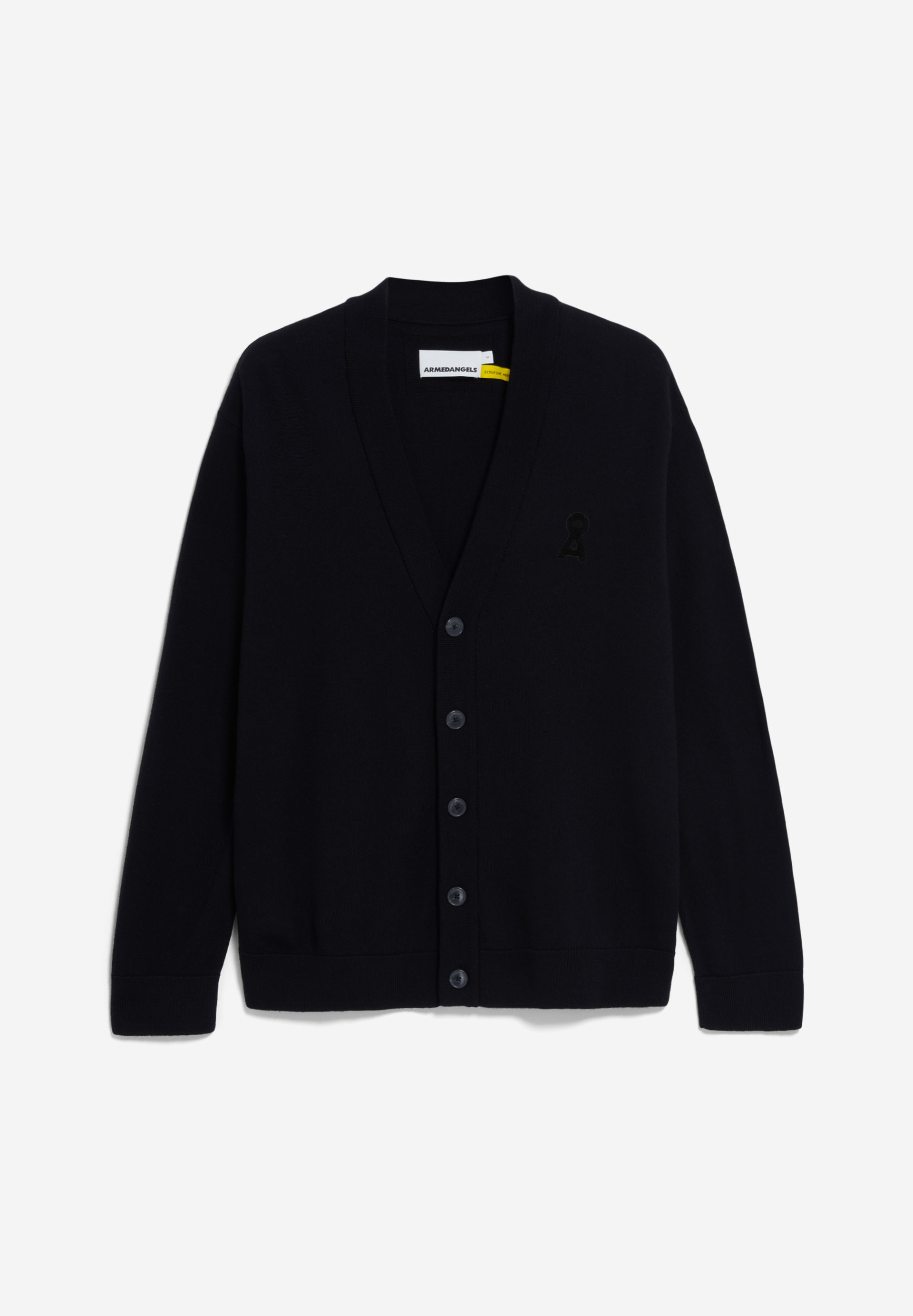 KAARDON ICONIC Strickjacke Relaxed Fit aus Bio-Merino Wolle