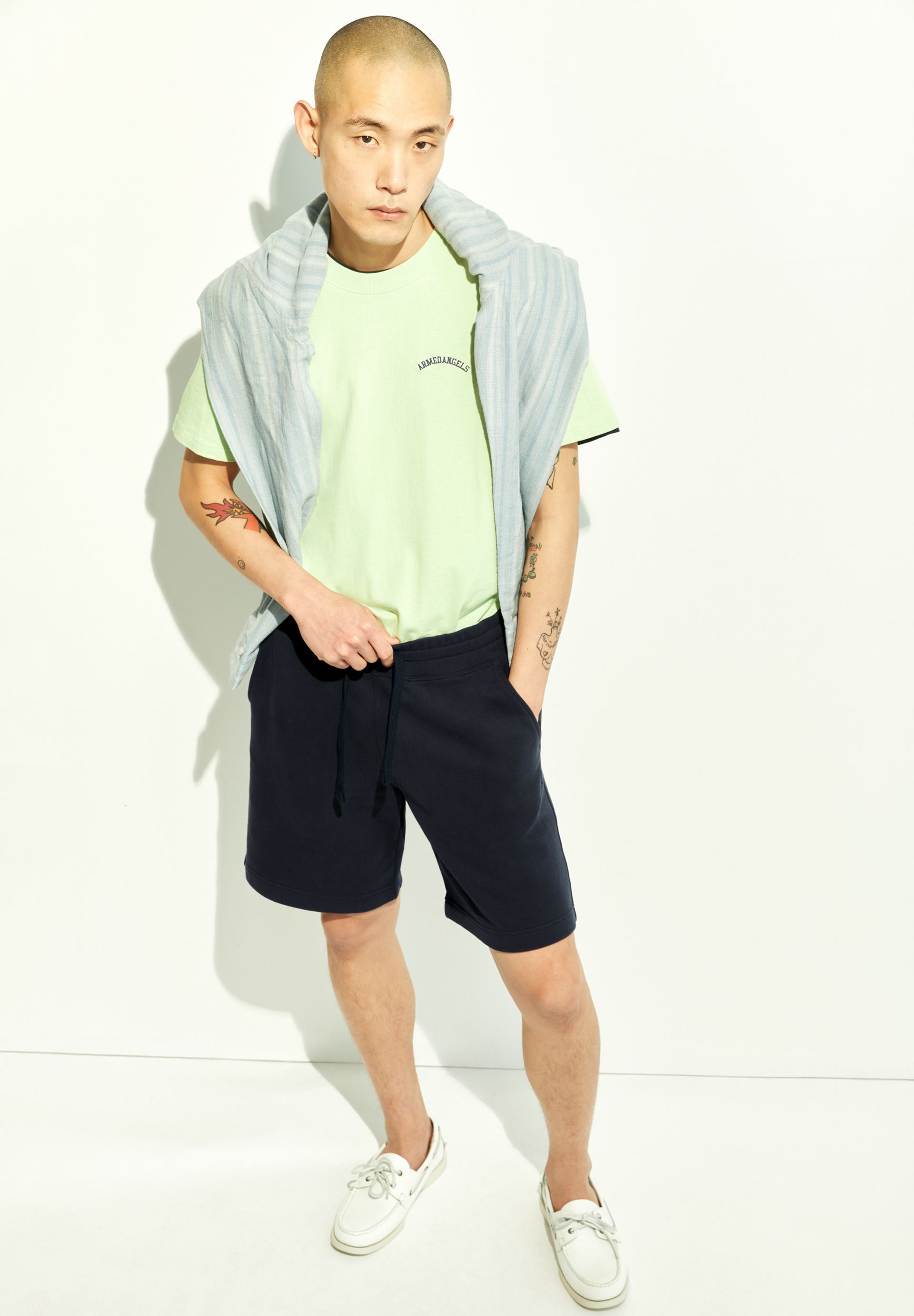 MAARCOLOS COMFORT Shorts made of recycled Cotton Mix