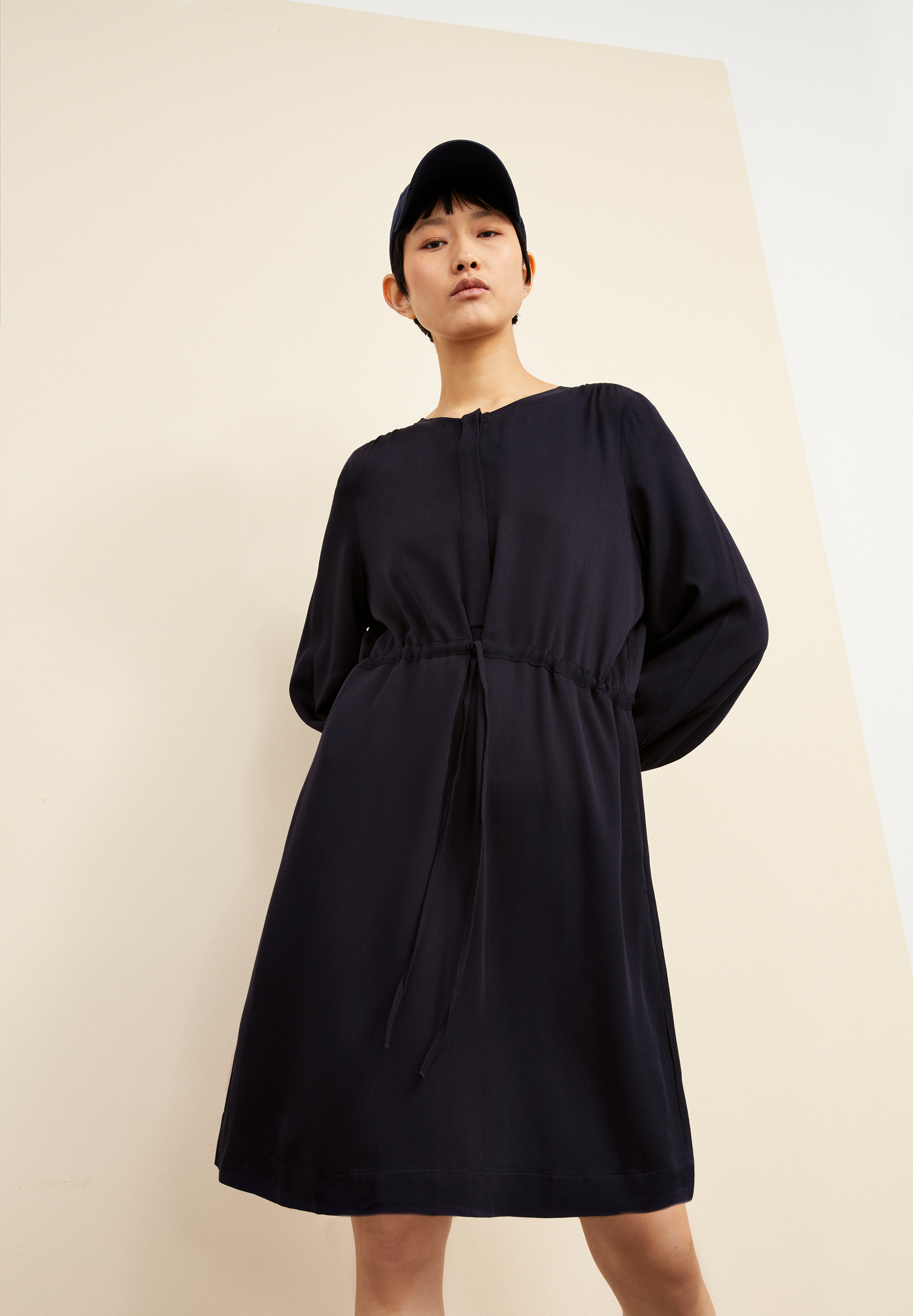 MALVINAA Woven Dress Relaxed Fit made of LENZING™ ECOVERO™ Viscose