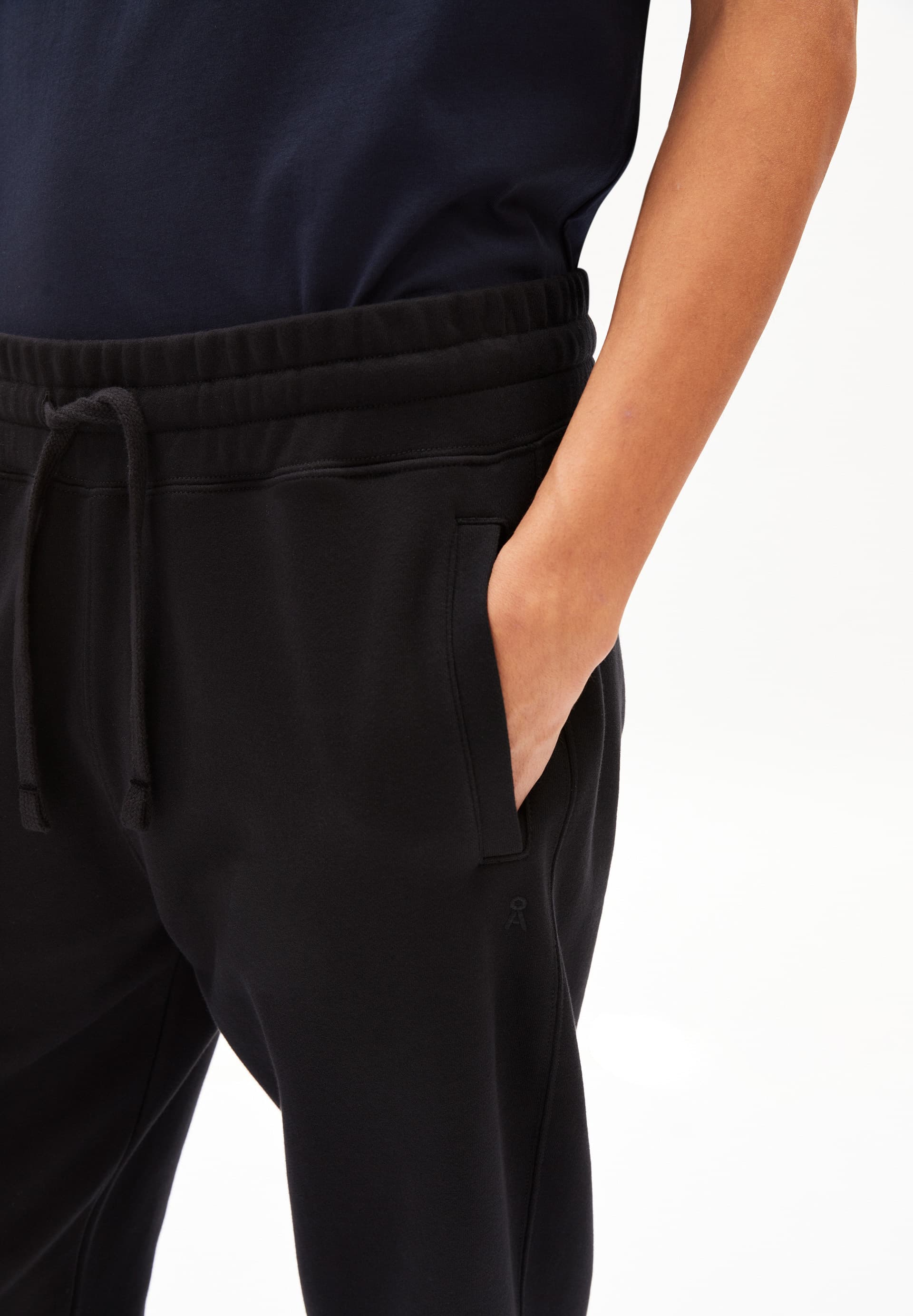 AADAN COMFORT Pantalon de survêtement coupe standard en coton bio
