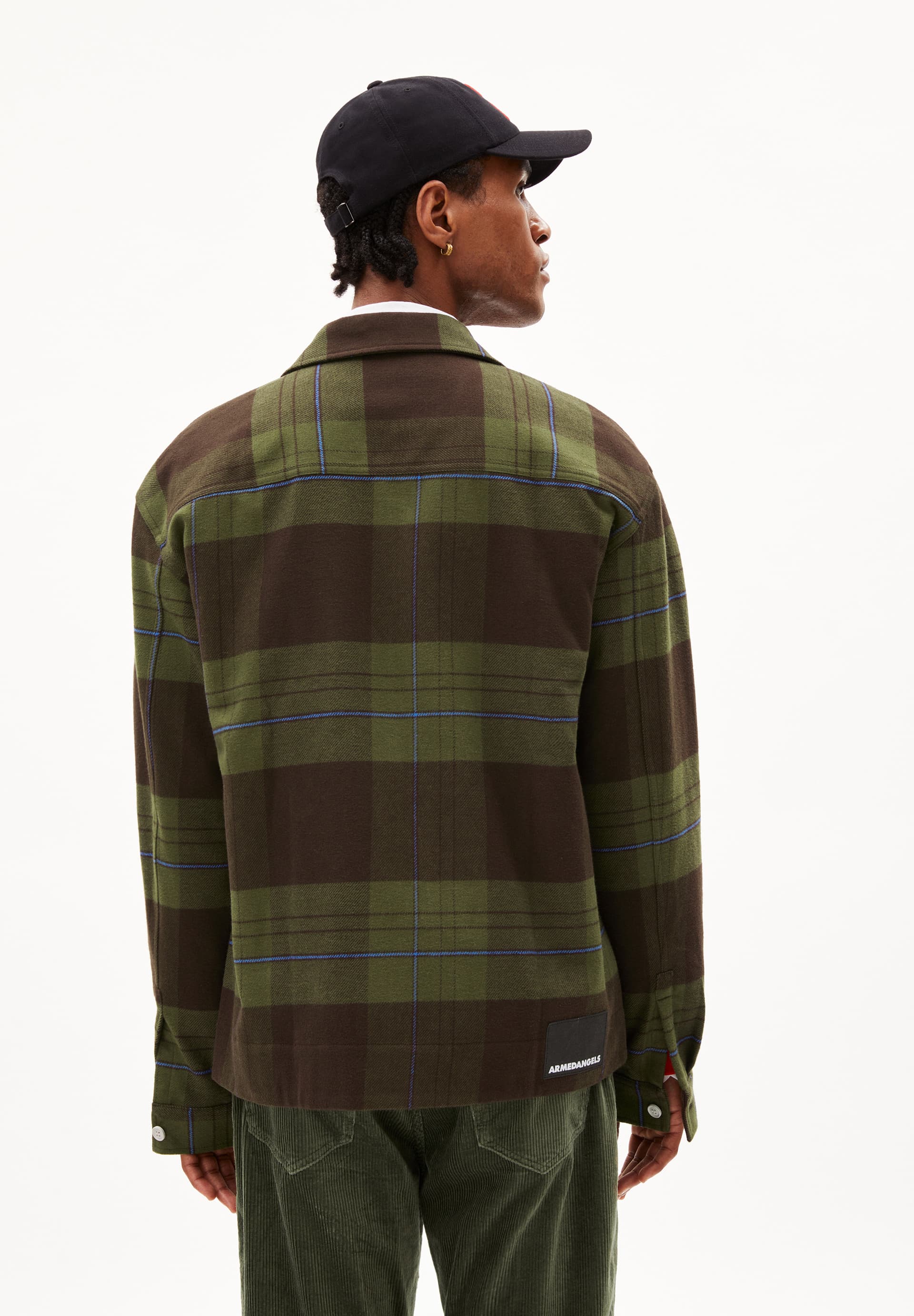 LAVAAS CHECK Heavyweight Overshirt Relaxed Fit aus Bio-Baumwoll Mix