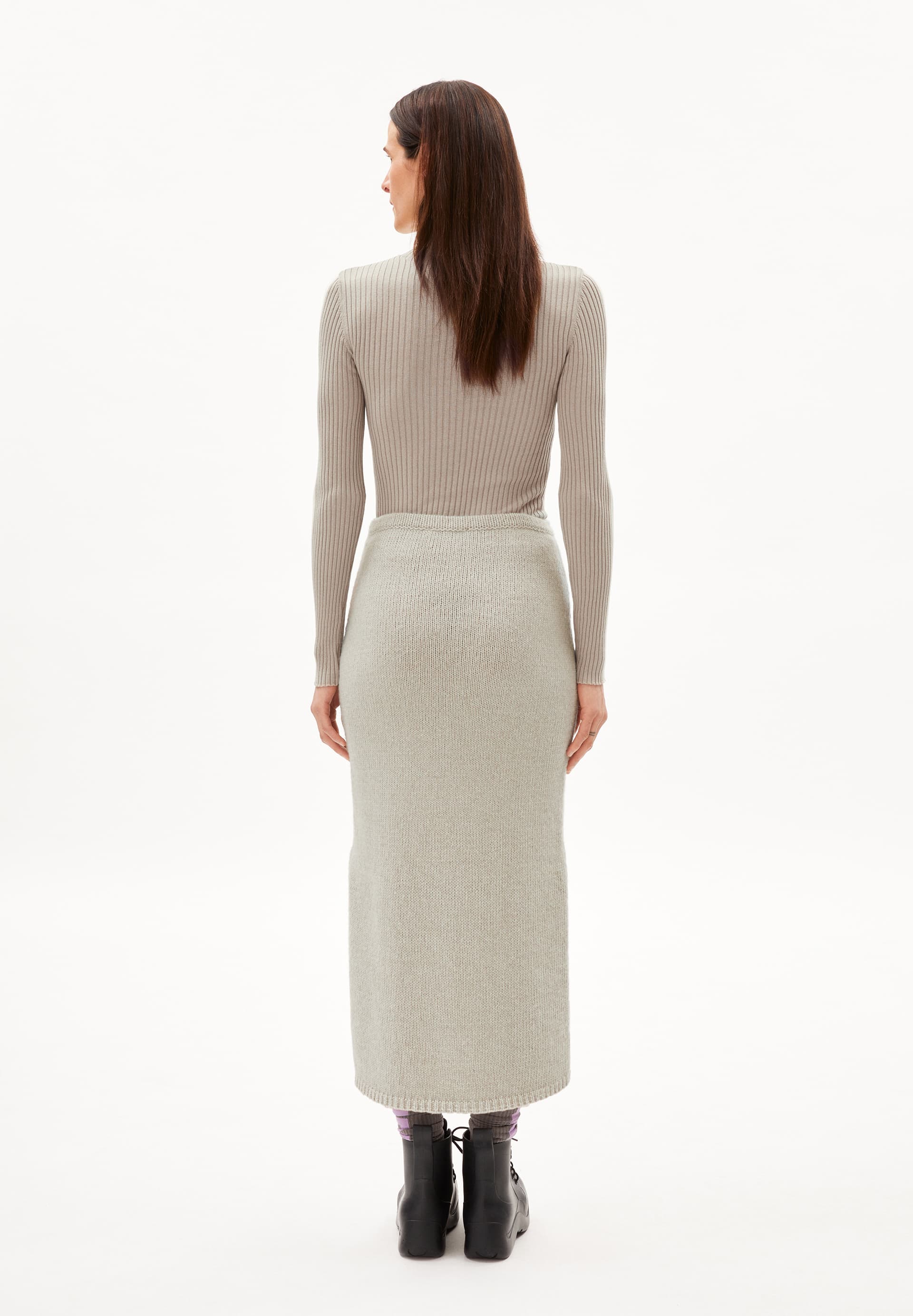 ENOLAA SOFT Knit Skirt Regular Fit made of Merino-Wool Mix