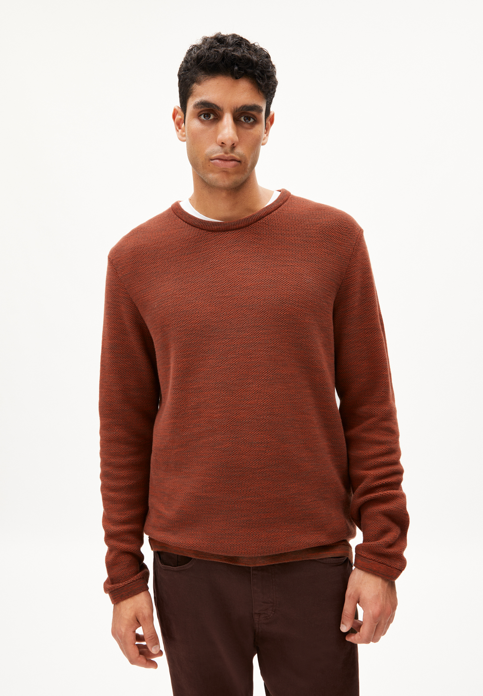 TOLAA Pull en coton biologique