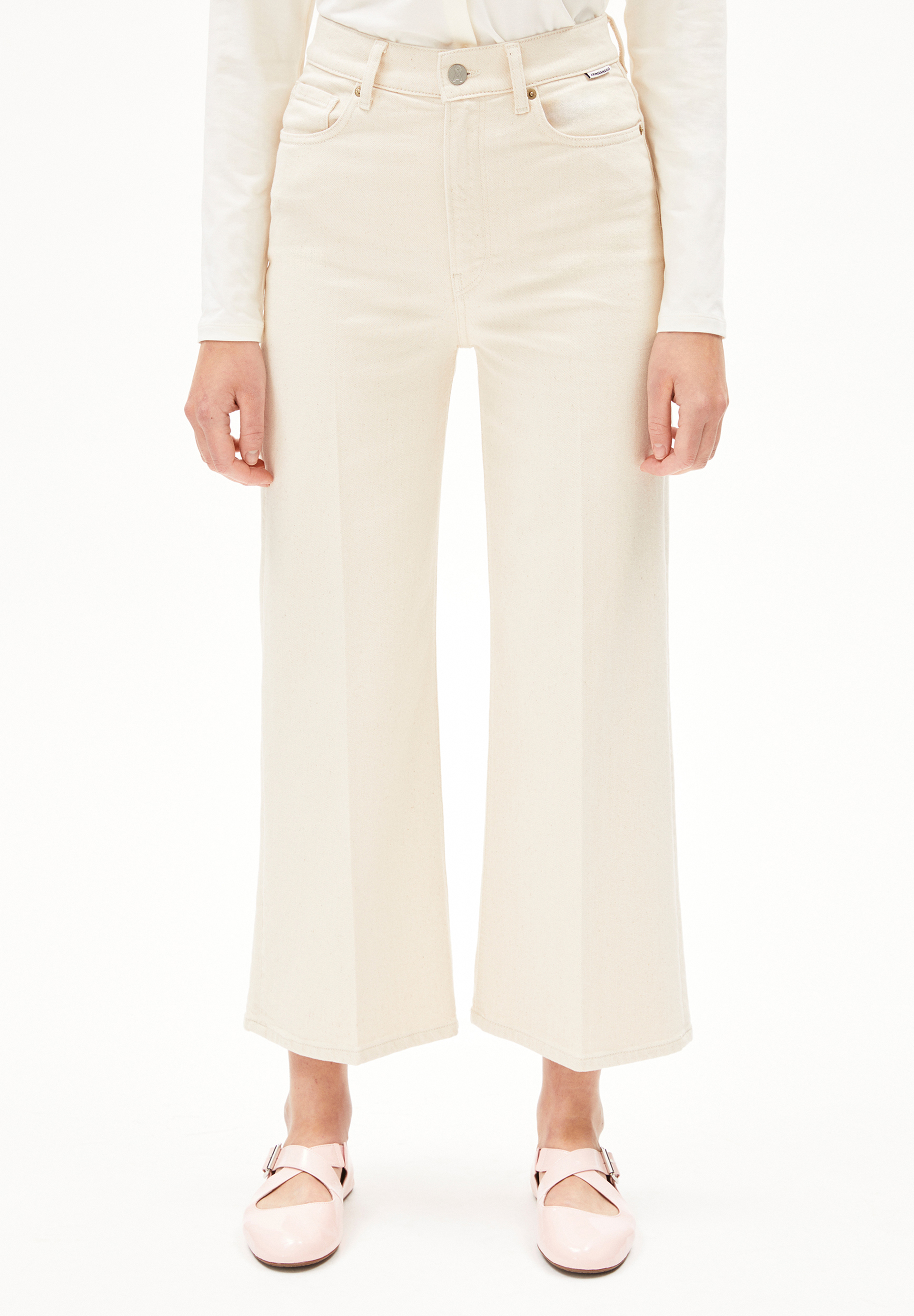 MURLIAA CROPPED Jean large en  en coton recyclé avec stretch comfort