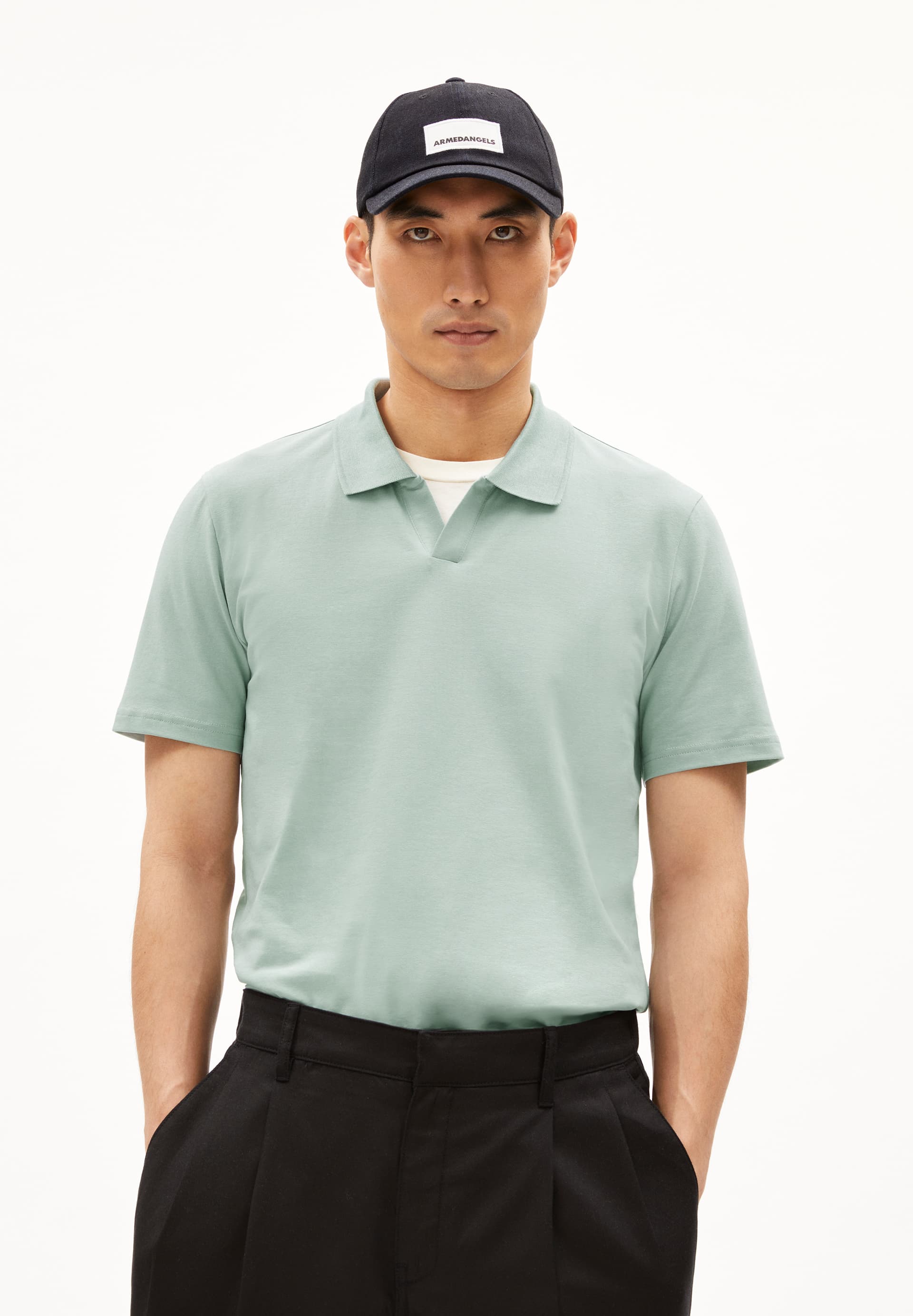 BRAAN PREMIUM Polo t-shirt coupe standard en coton bio mélangé