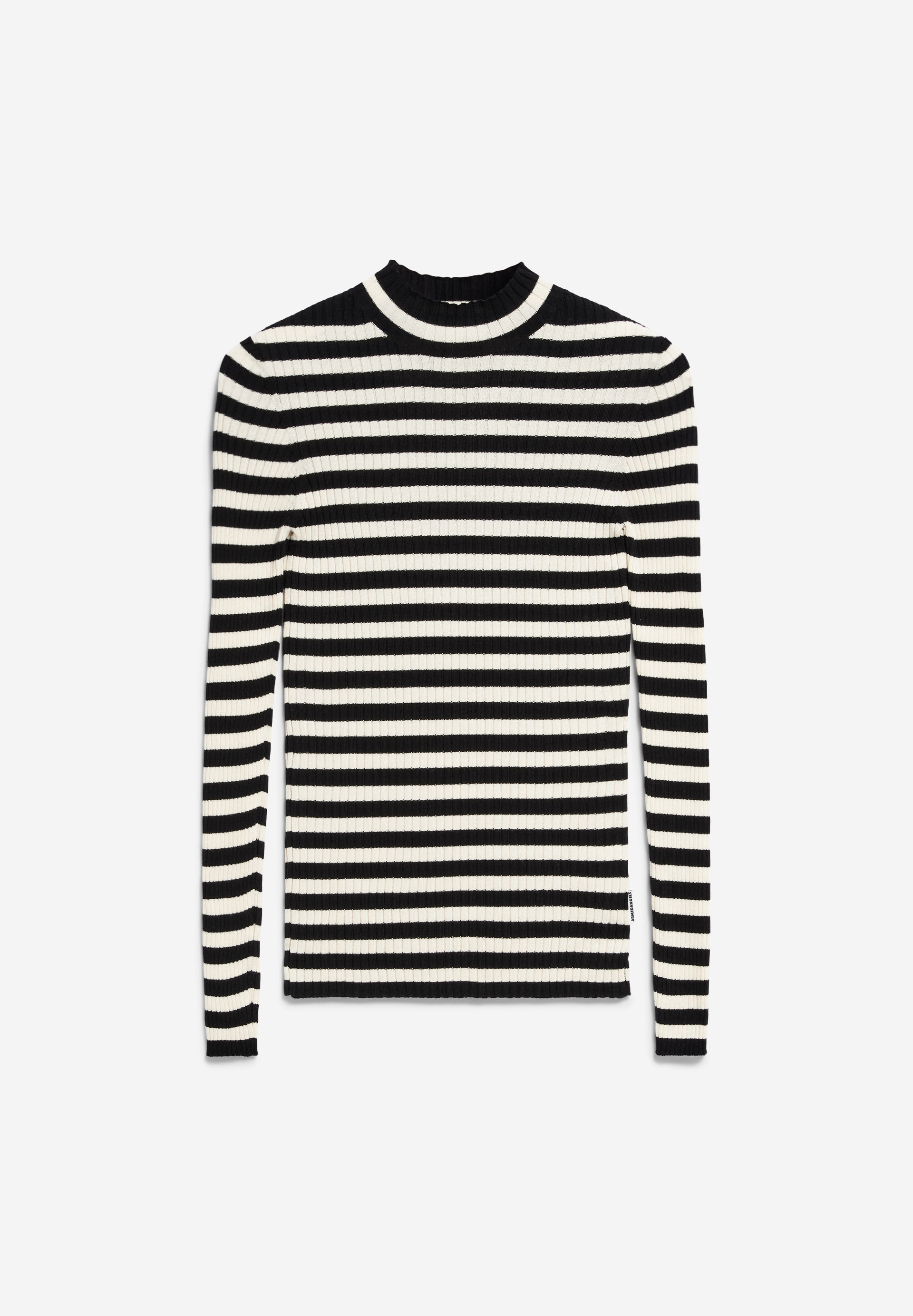 ALAANIA STRIPED Pull coupe ajustée en coton bio