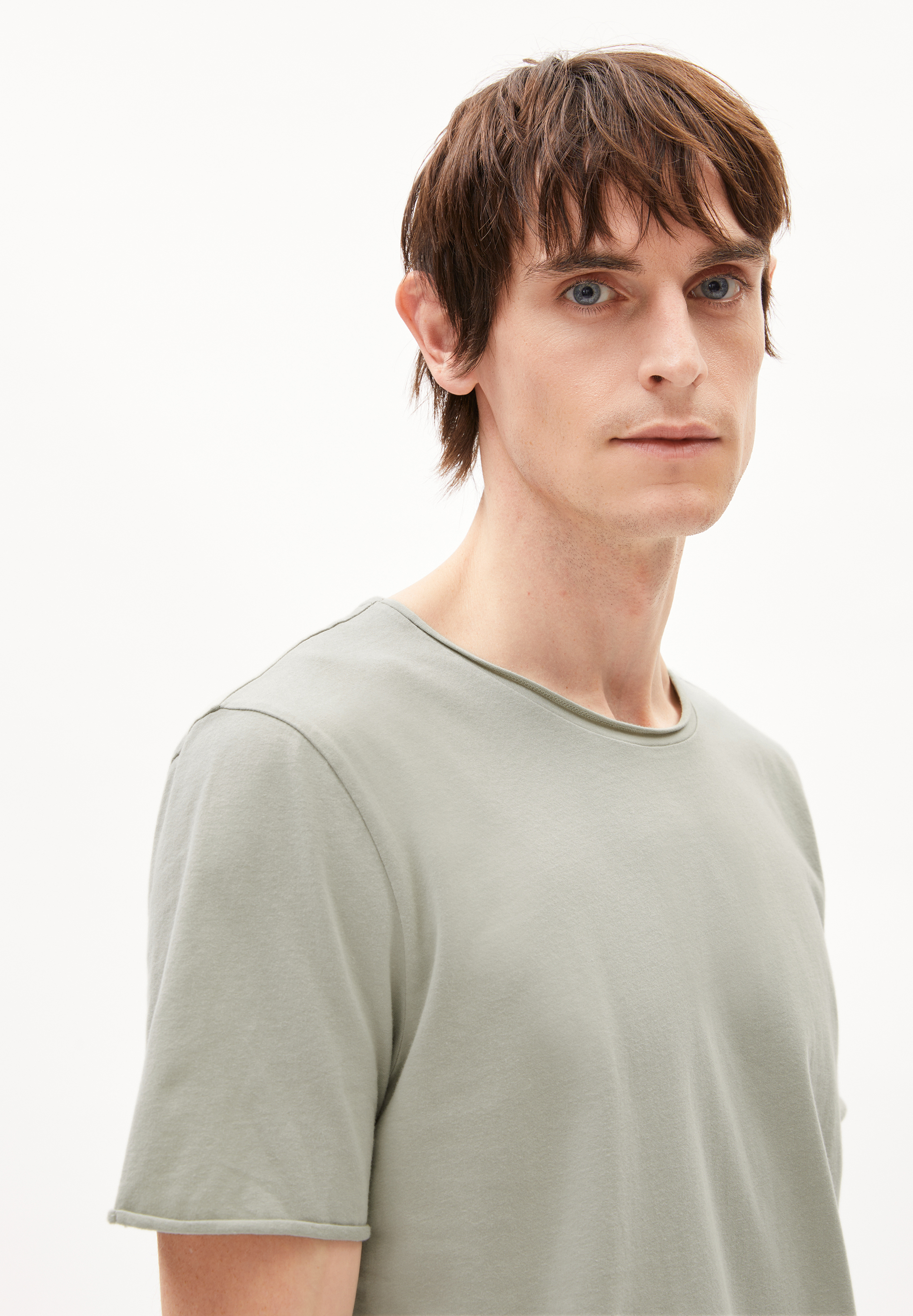 JAAMES BRUSHED T-Shirt aus Bio-Baumwolle