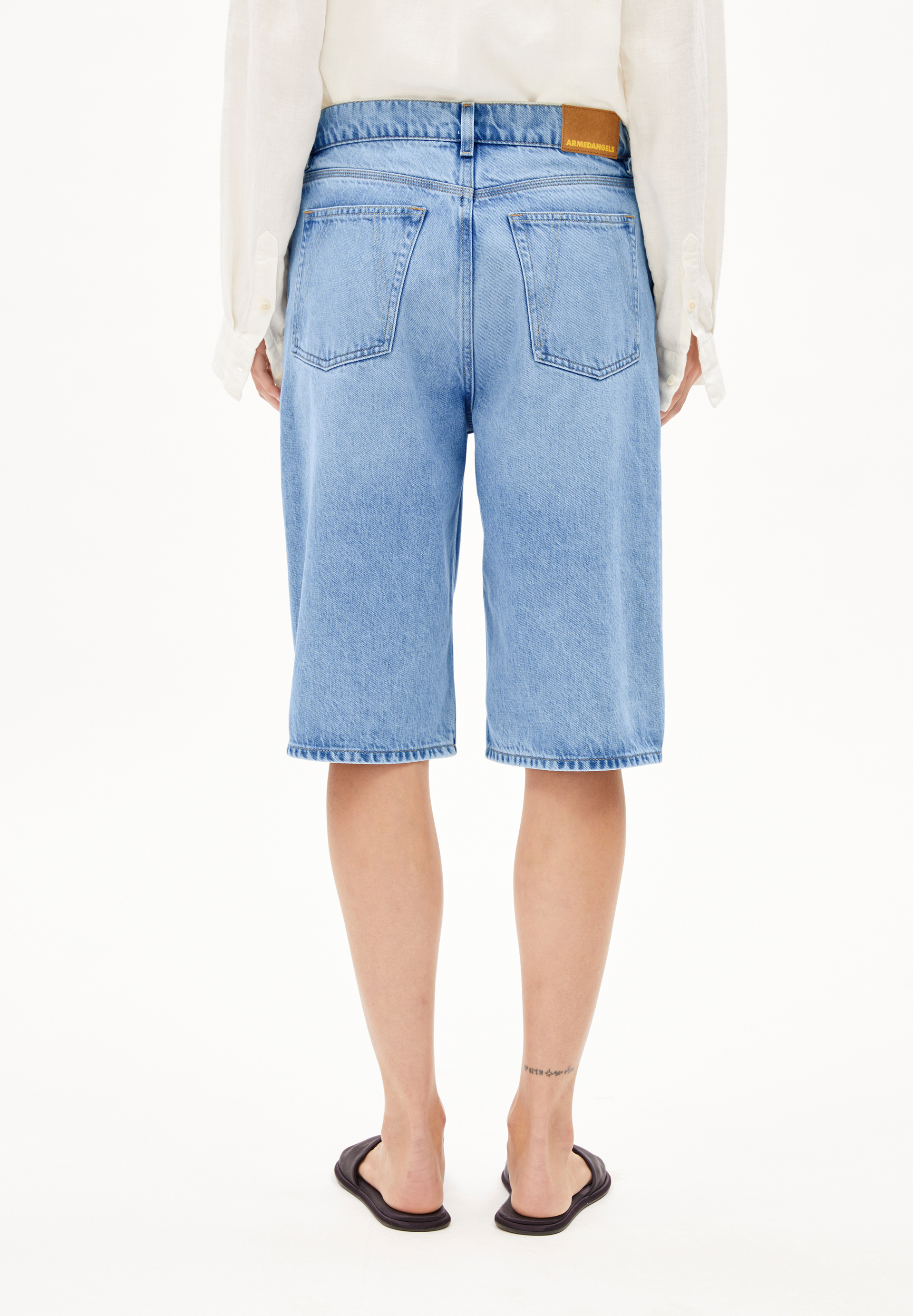 DAANY Jeans Shorts aus Hanf-Mix