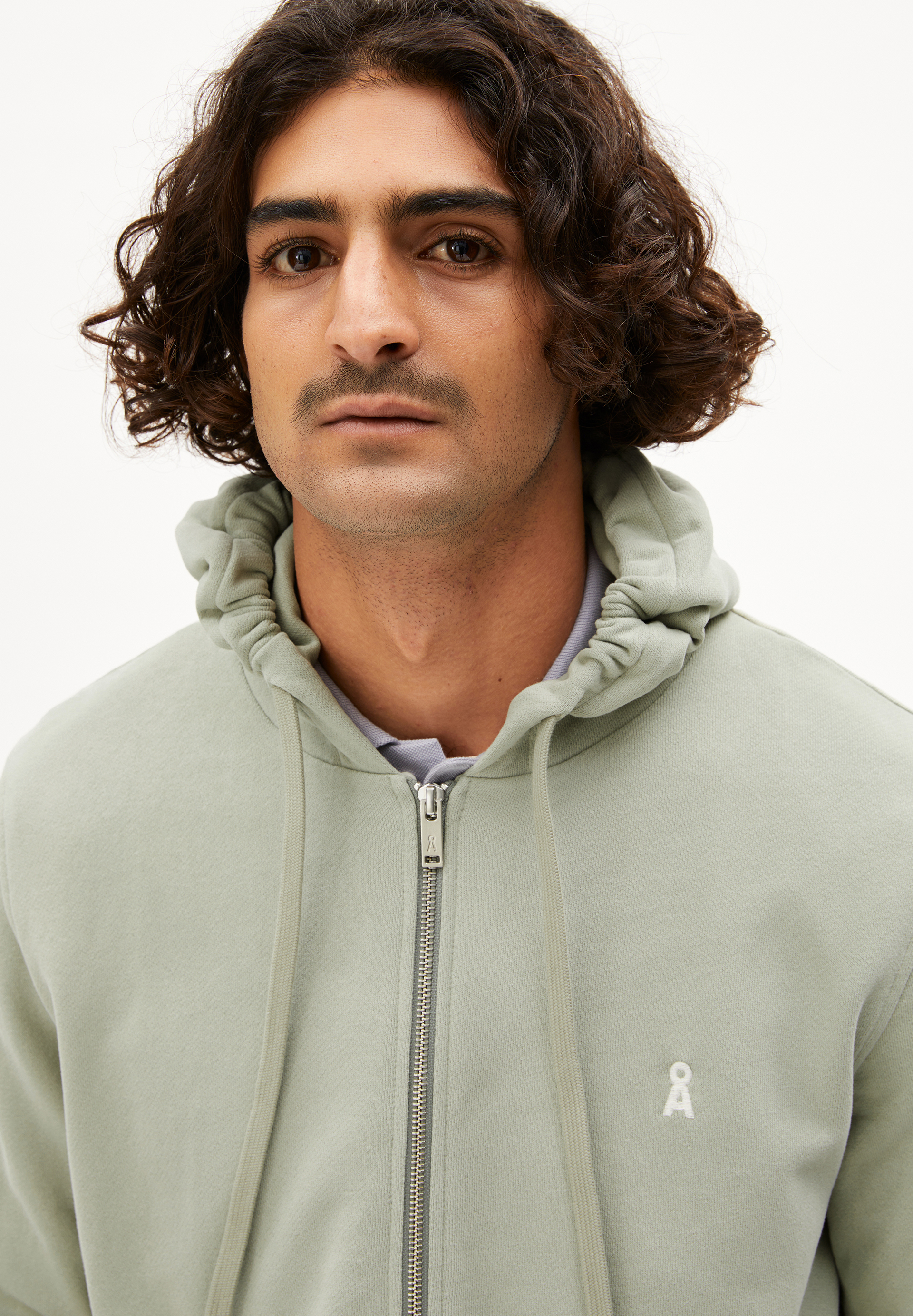 SAROMIAAN COMFORT Sweat Jacket made of Organic Cotton Mix