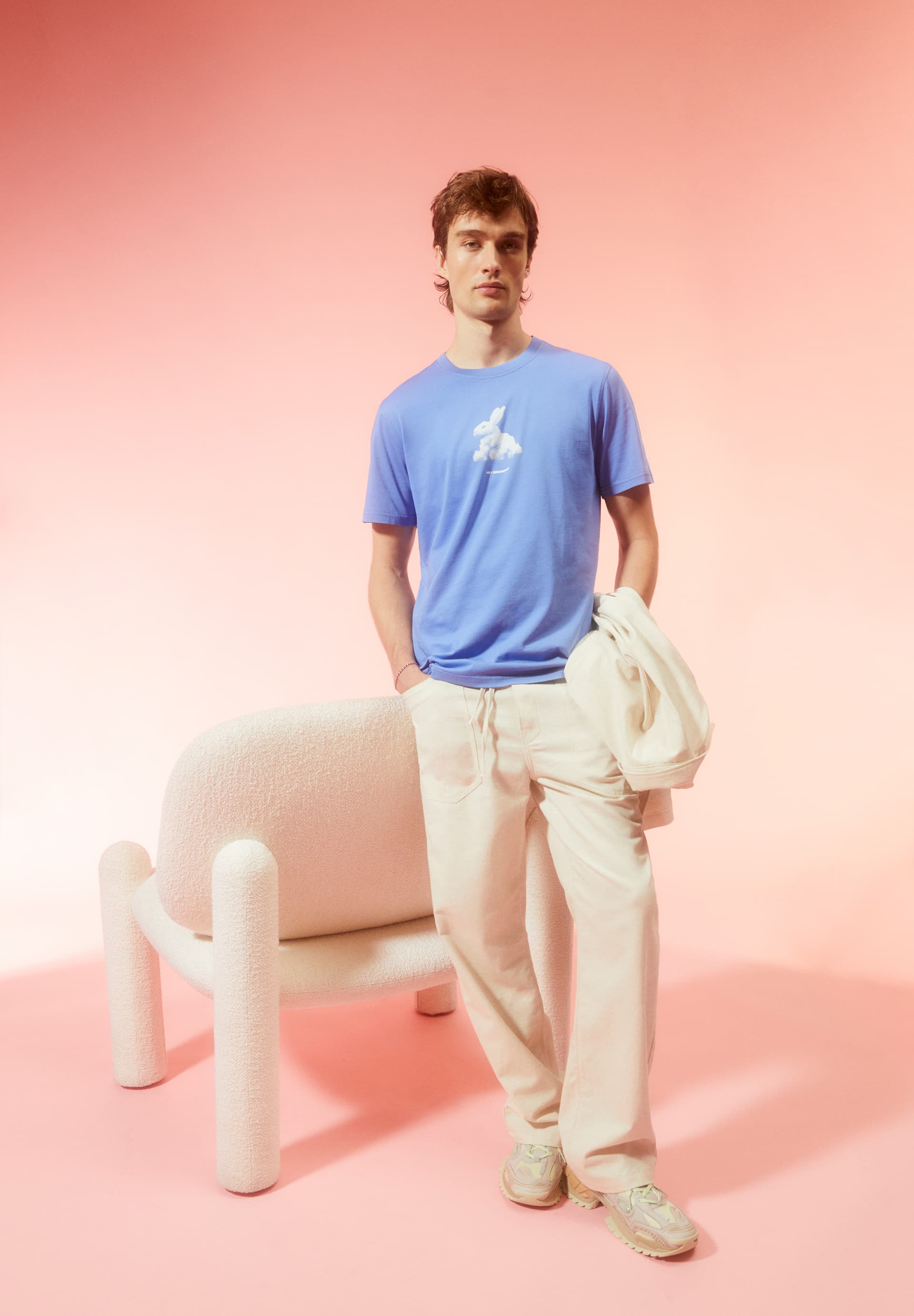AADONI RAABIT CLOUD T-Shirt Relaxed Fit made of Organic Cotton