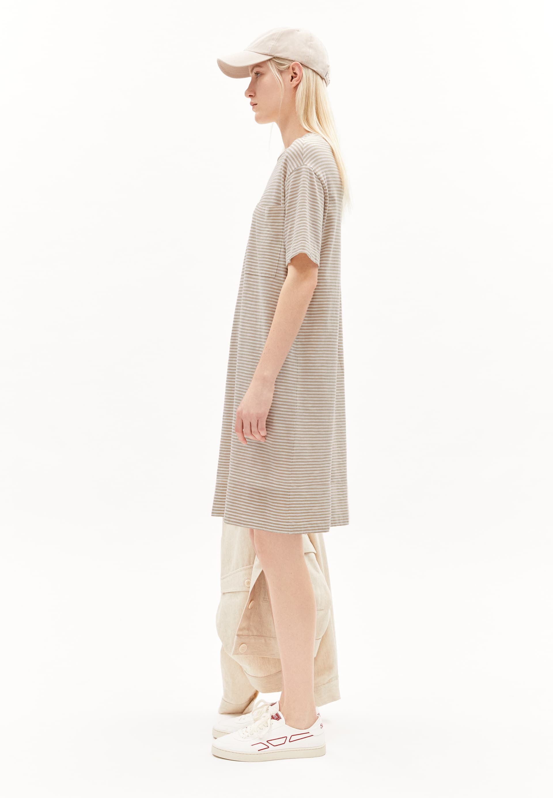 CHAARA LOVELY STRIPES Jersey Dress Relaxed Fit made of Organic Cotton