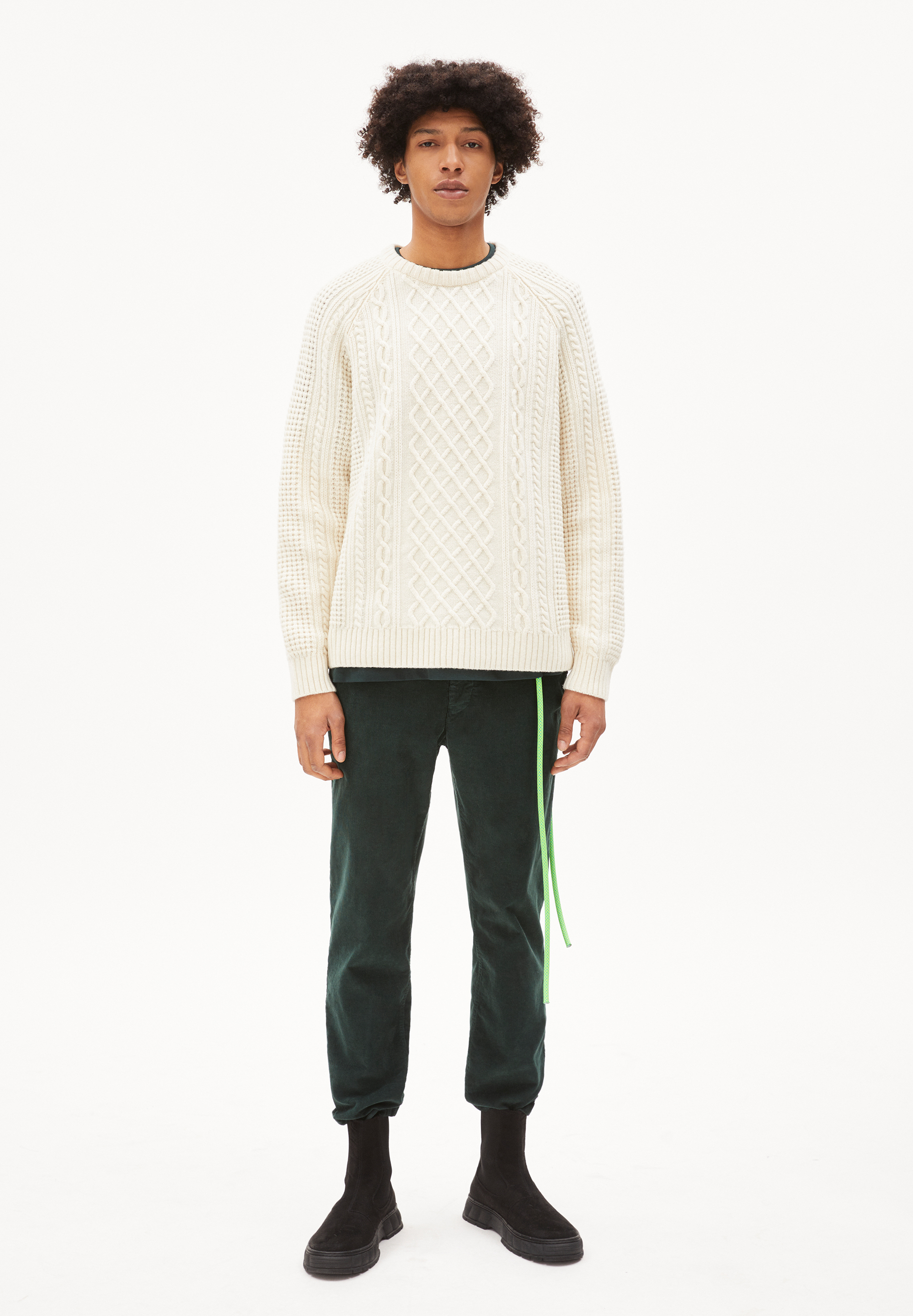 FLETNAA Sweater Relaxed Fit made of Organic Wool Mix (recycled)