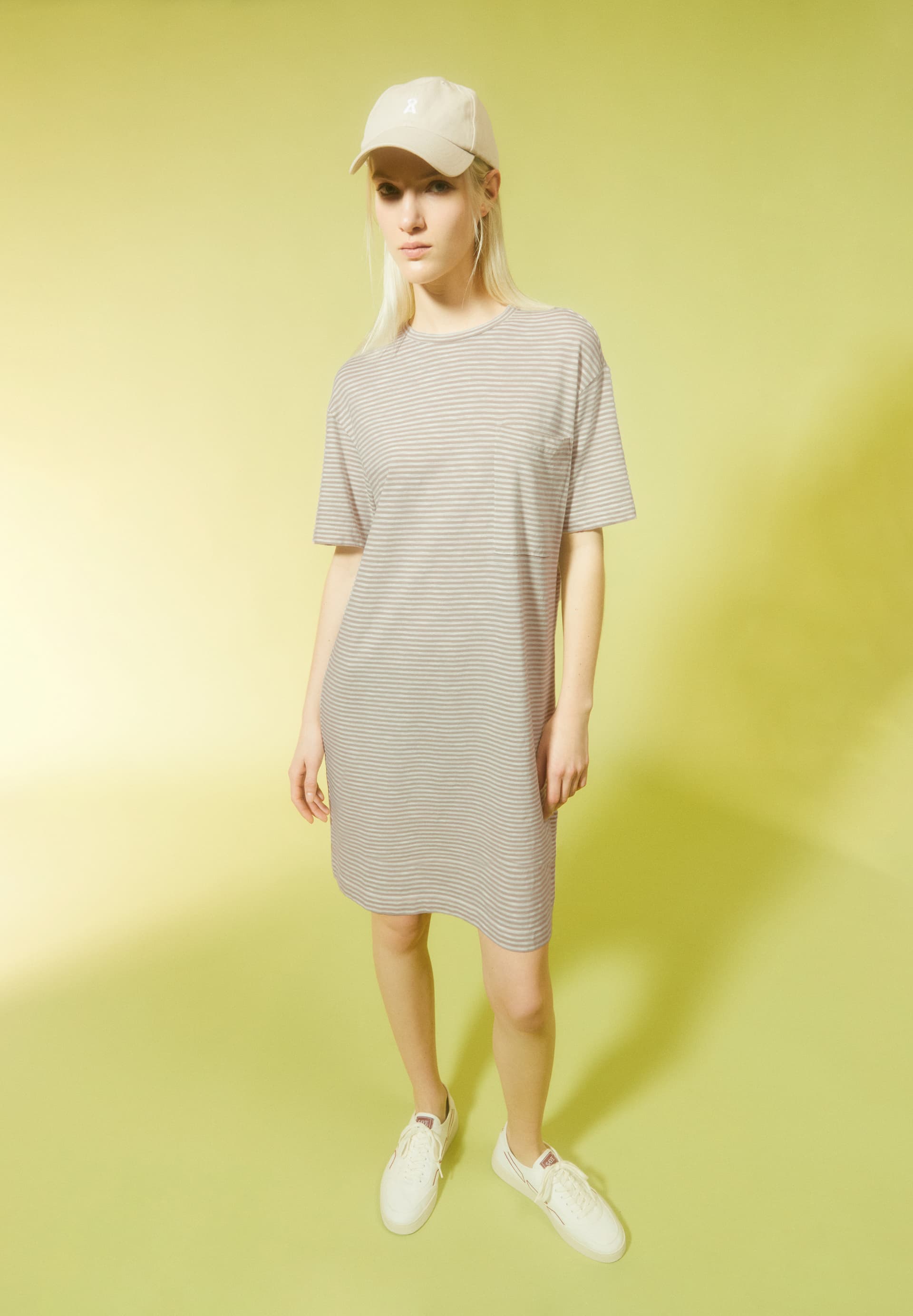CHAARA LOVELY STRIPES Jersey Dress Relaxed Fit made of Organic Cotton
