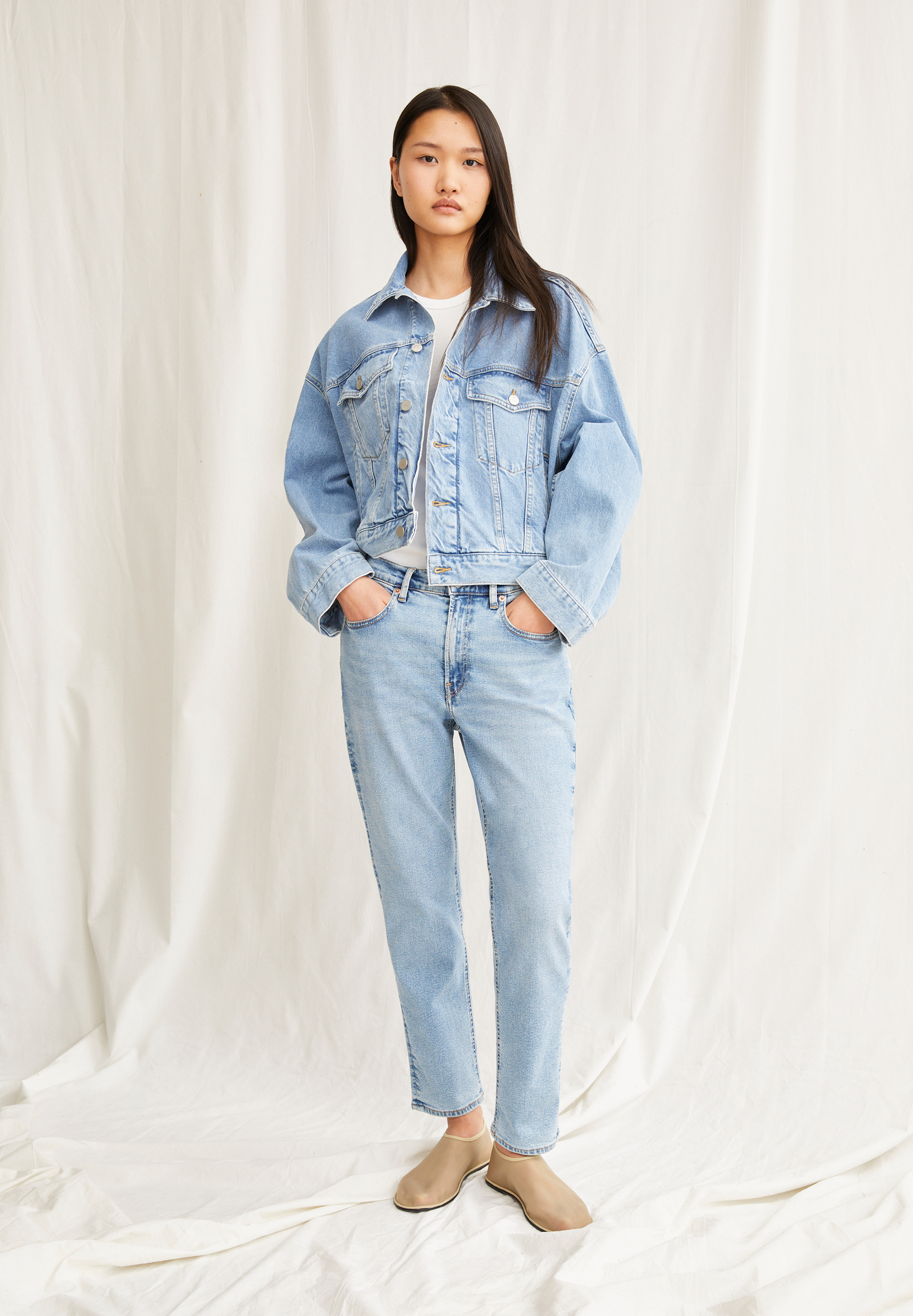 CAYAA TARPA Boyfriend Jeans recycled cotton mix Comfort-Stretch