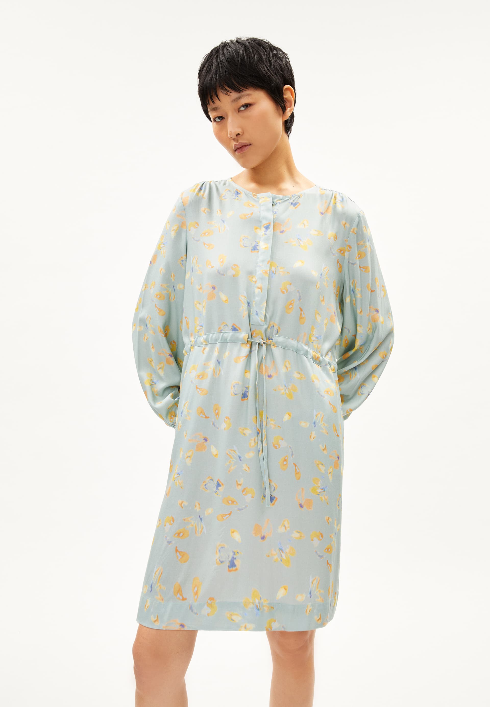 MALVINAA SMALL THERMAL Robe en toile à coupe décontractée en viscose LENZING™ ECOVERO™