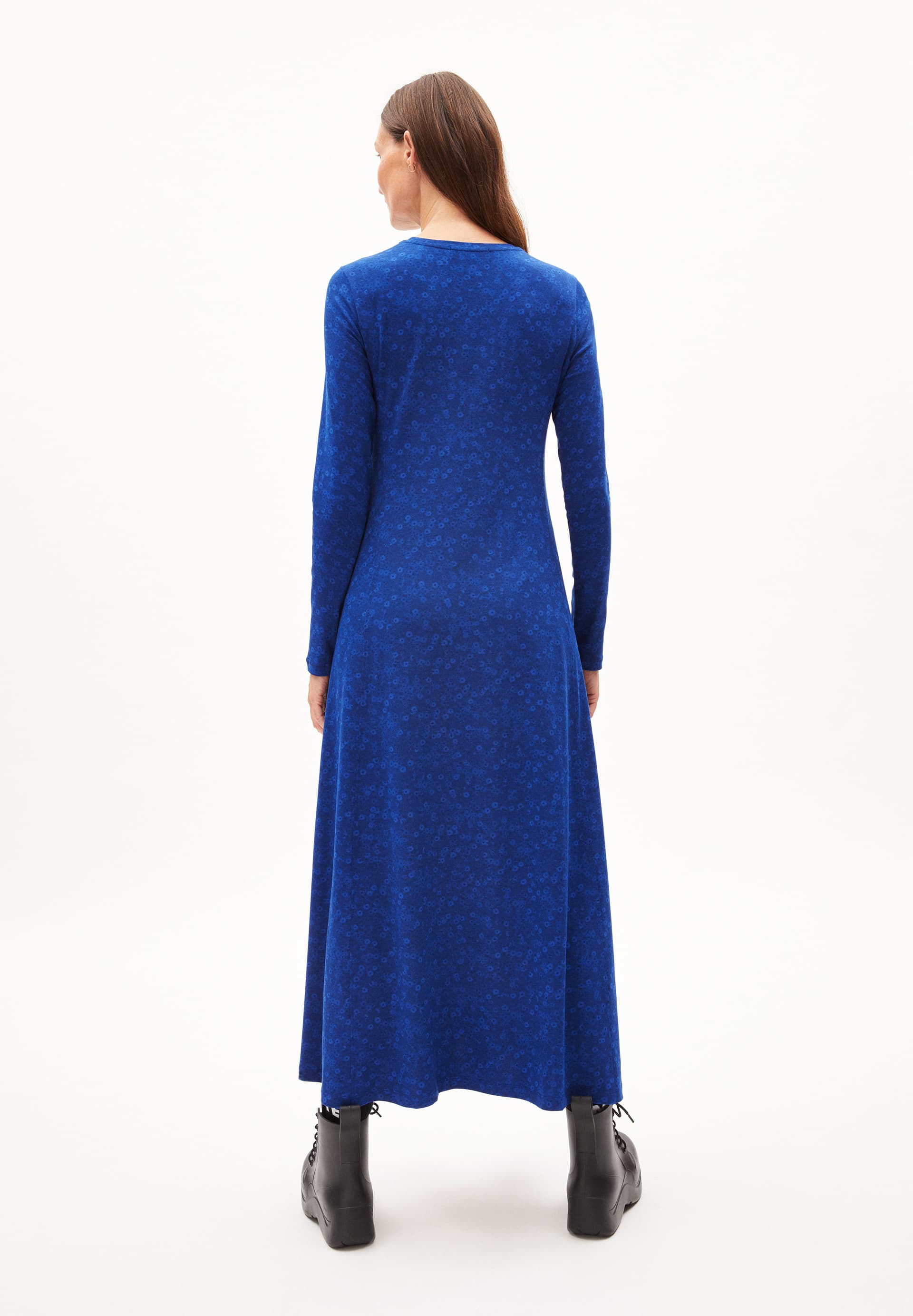 AZURAA MILLES FLEURS Jersey jurk  Slim Fit van biokatoenmix