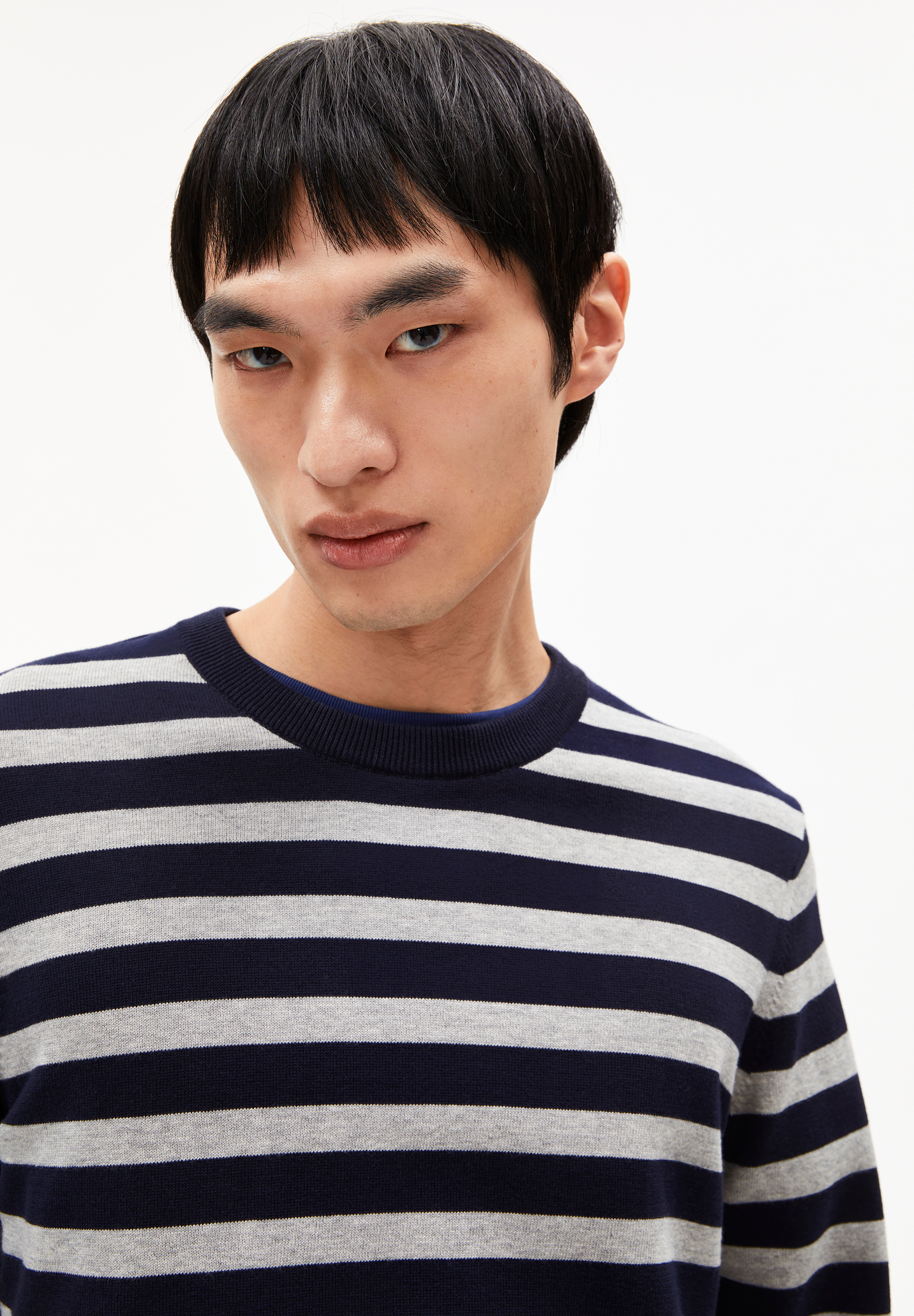 LOUKAA FINE STRIPES Sweater made of Organic Cotton