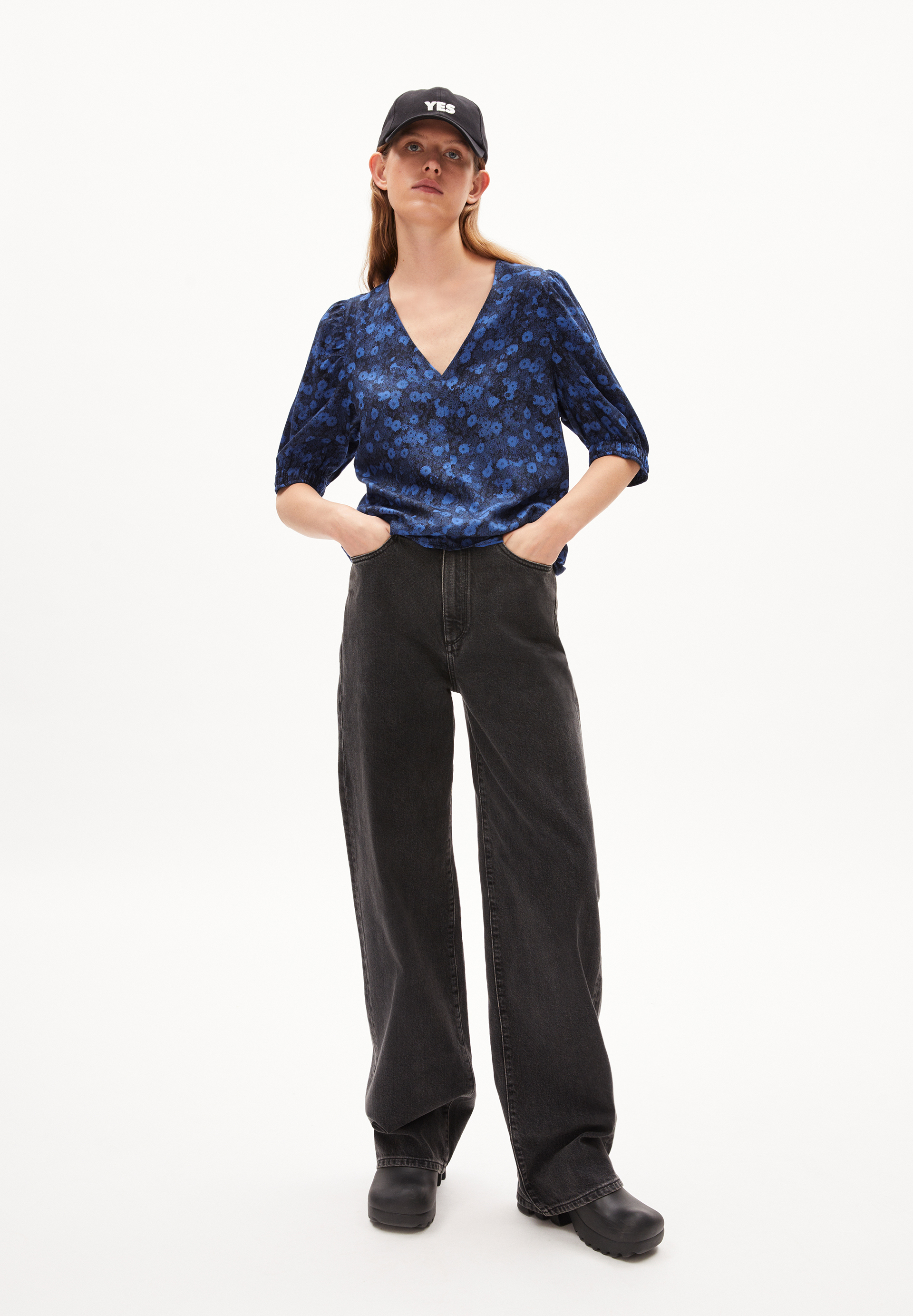 SAARITA MILLES FLEURS Blouse Regular Fit made of LENZING™ ECOVERO™ Viscose