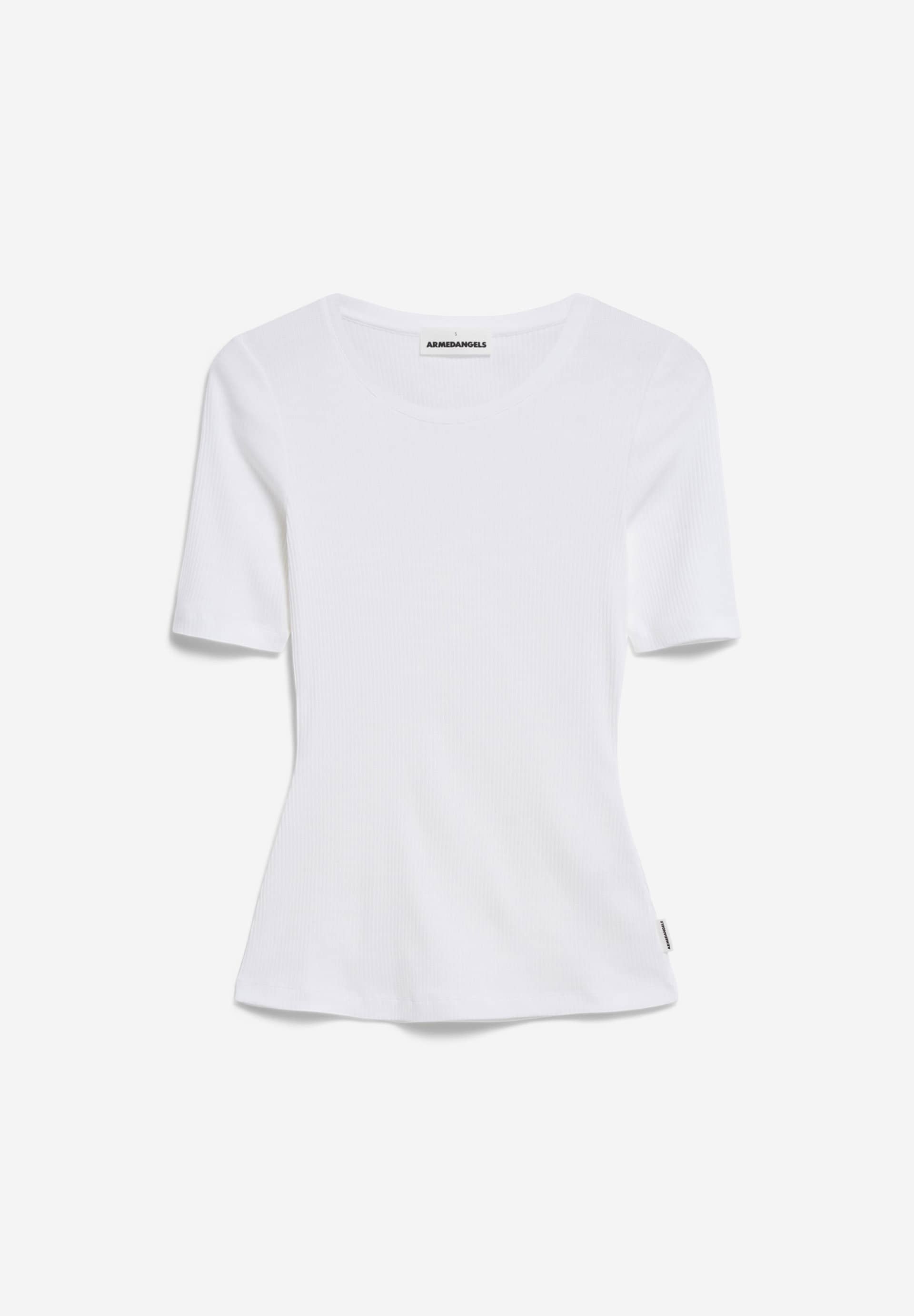 MAAIA VIOLAA Rib-T-Shirt Slim Fit made of Organic Cotton Mix