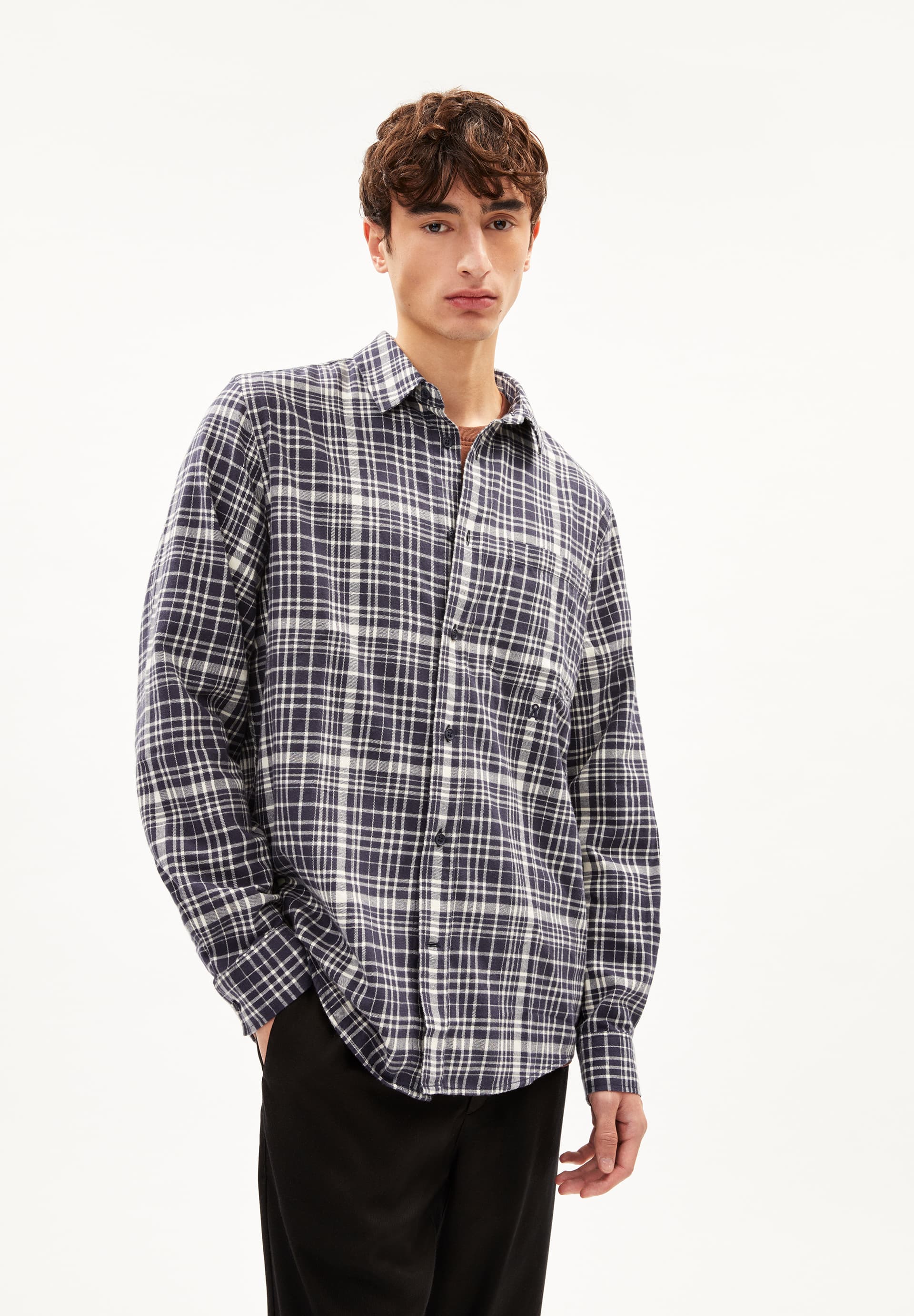 AARSENIO Flannel Shirt Relaxed Fit made of Organic Cotton