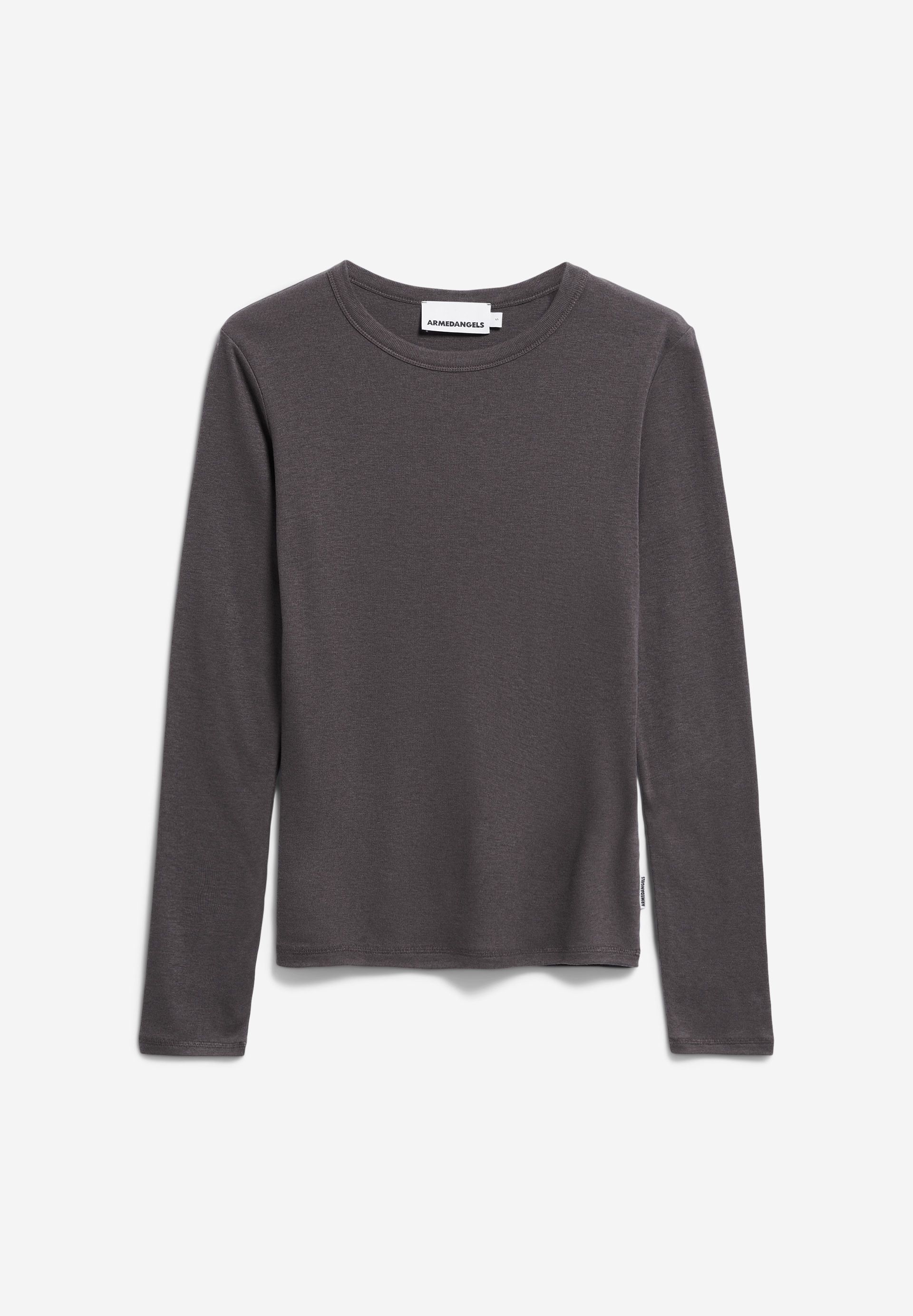 MAIAA WOOL BLEND Haut à manches longues coupe ajustée en coton bio mélangé