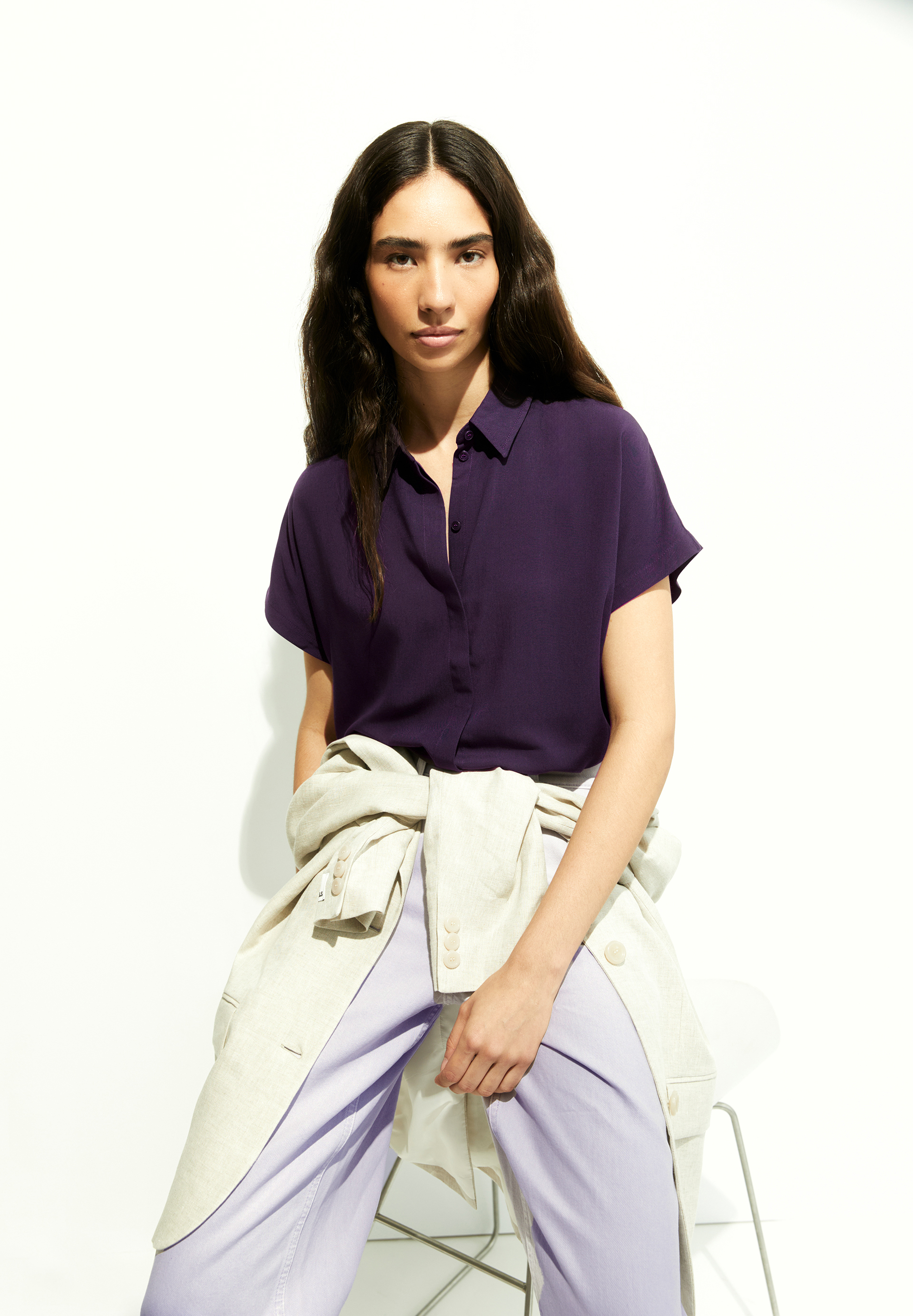 LARISAANA Chemisier en viscose LENZING™ ECOVERO™