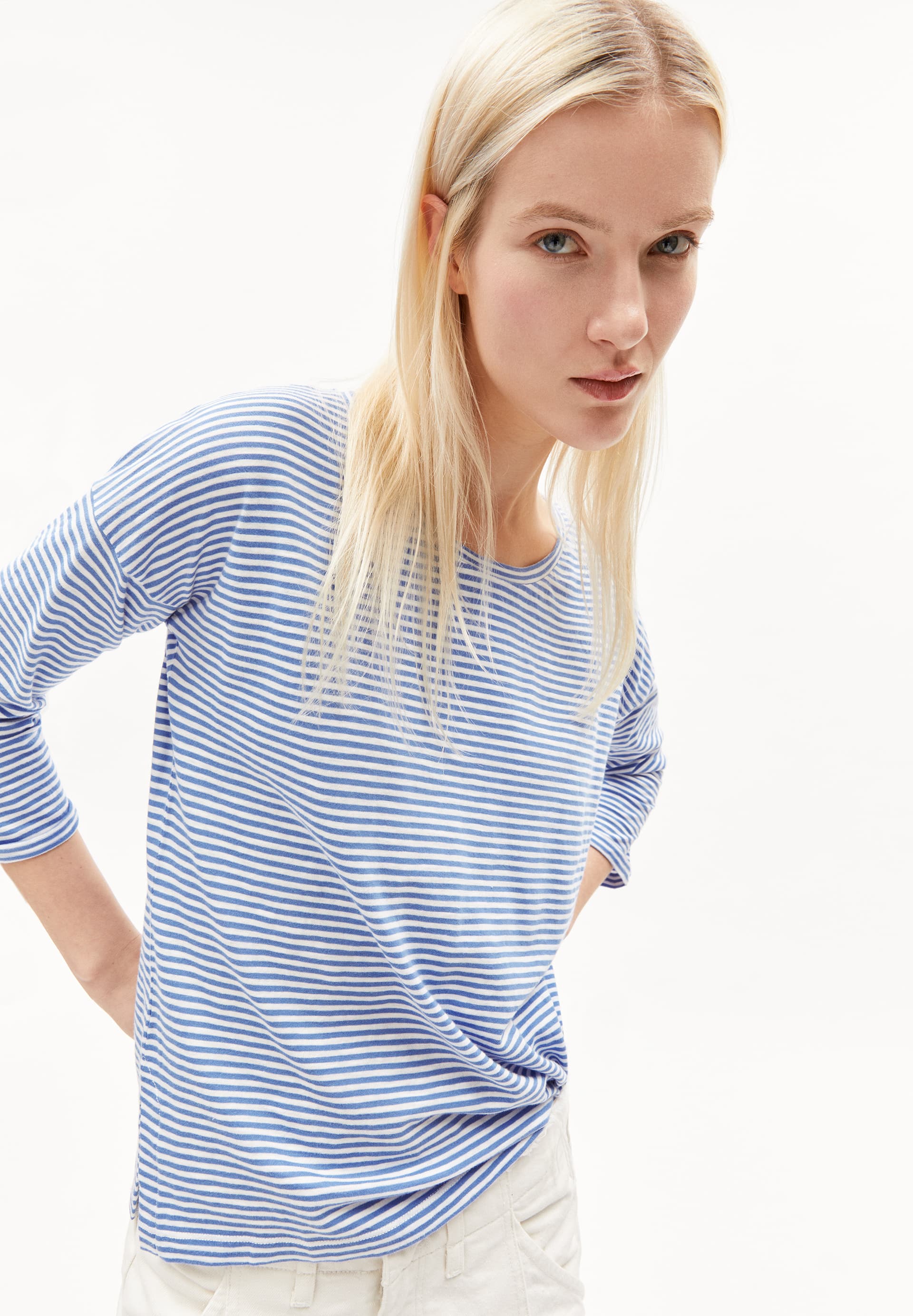 SIANAA LOVELY STRIPES Longsleeve Oversized Fit made of Organic Cotton