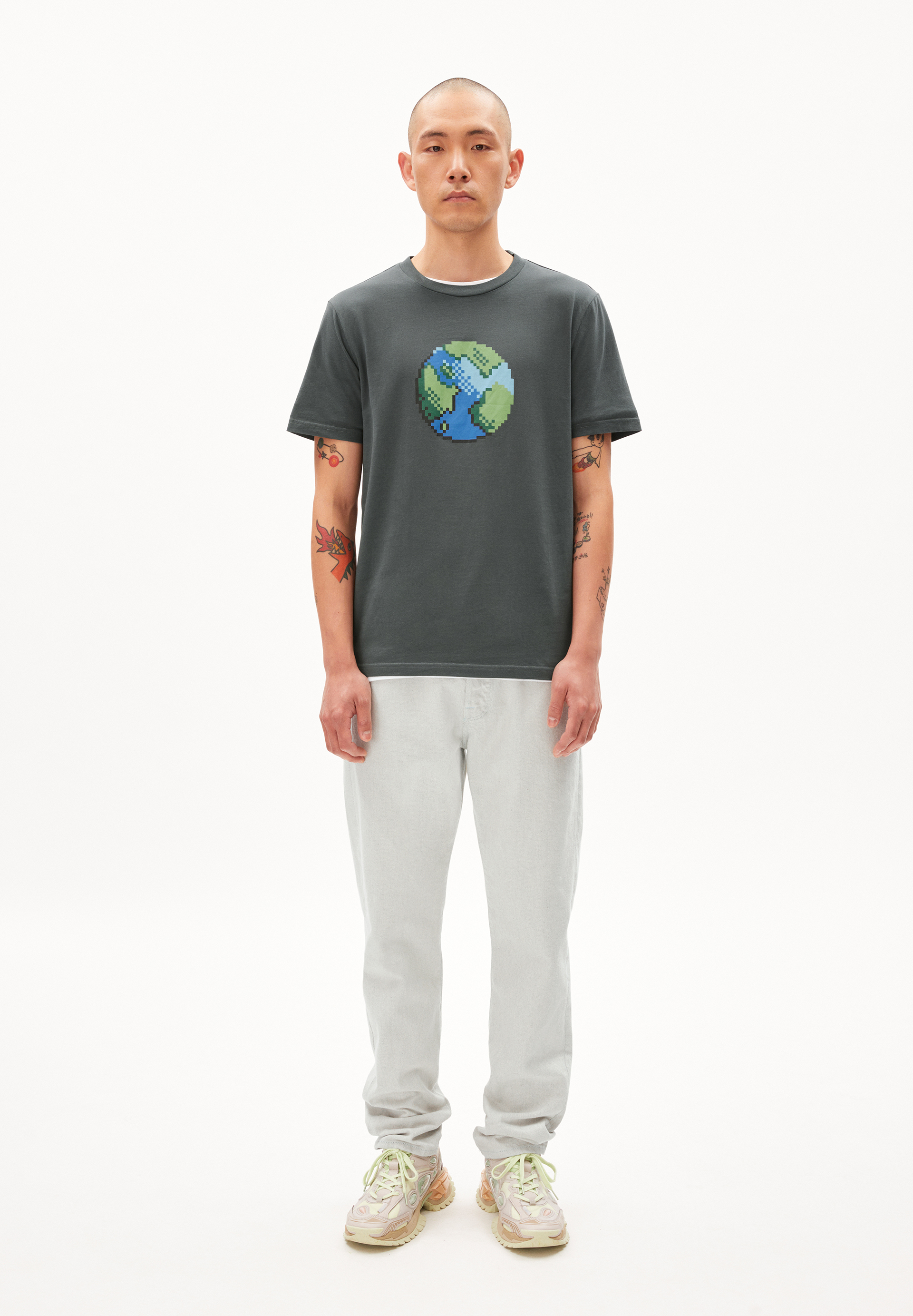 JAAMES PLAANET T-shirt à coupe standard en coton bio
