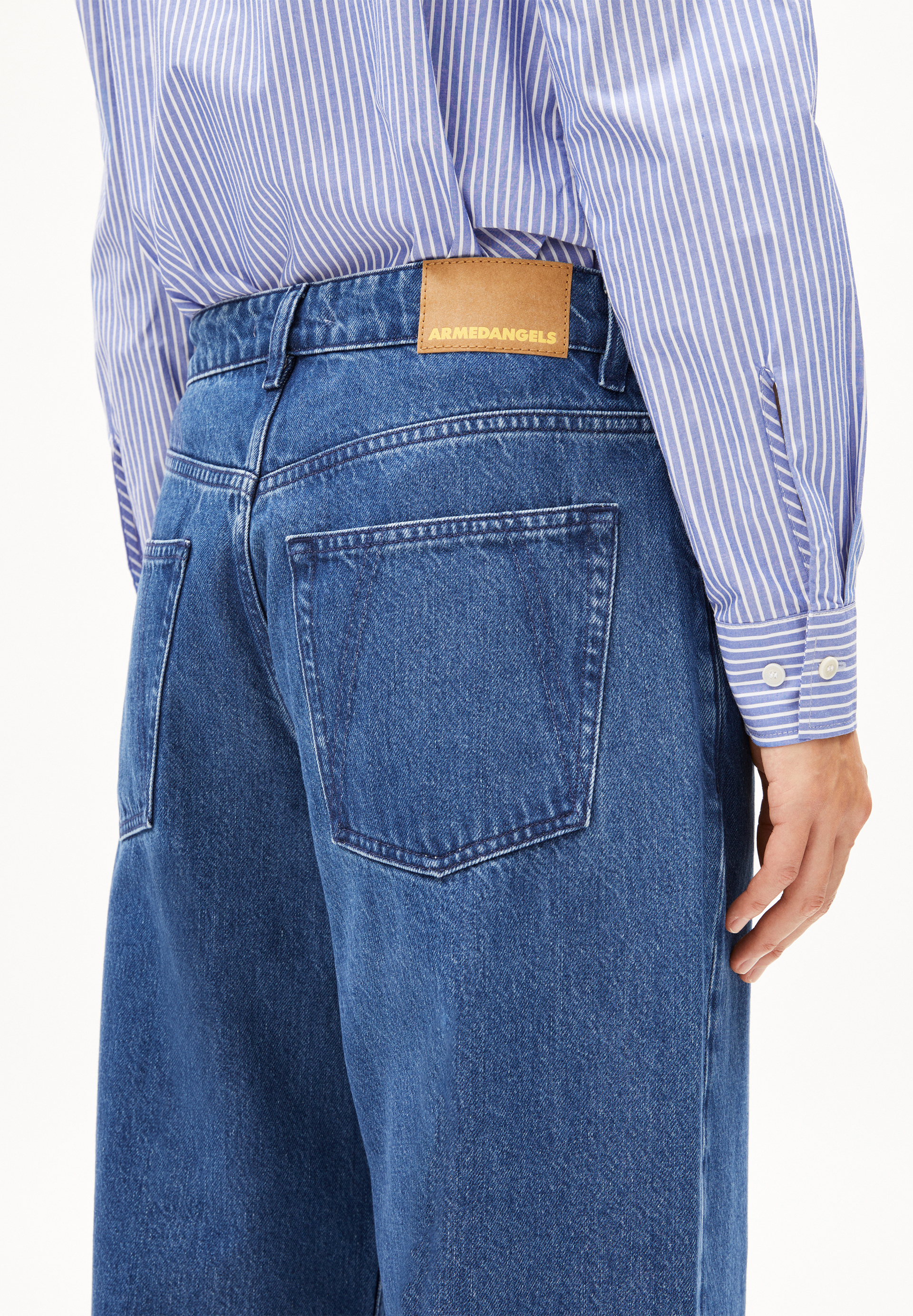 ASTRAEAAS Jean wide en mélange de coton biologique