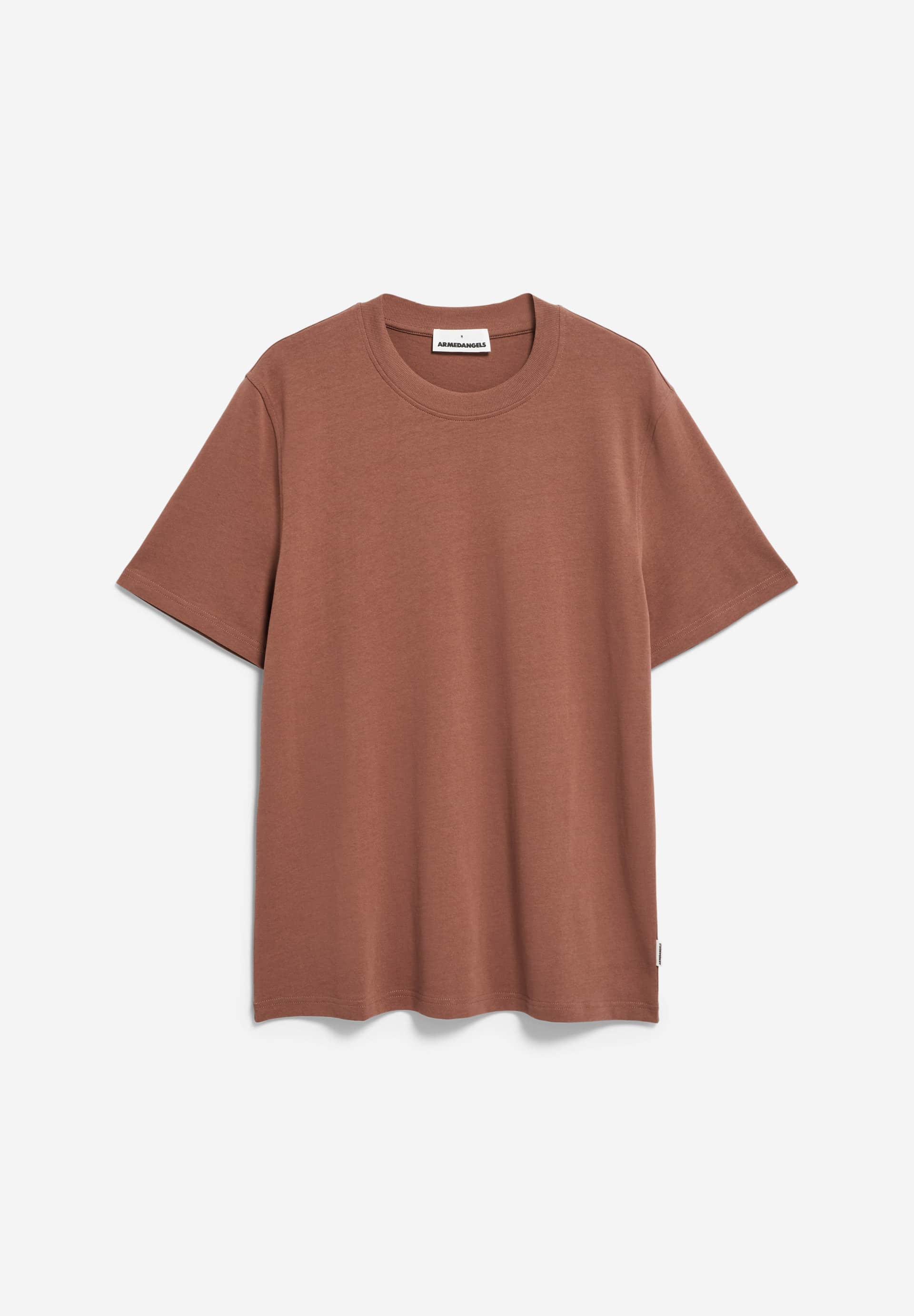 MAARKOS T-shirt épais coupe décontractée en coton bio mélangé
