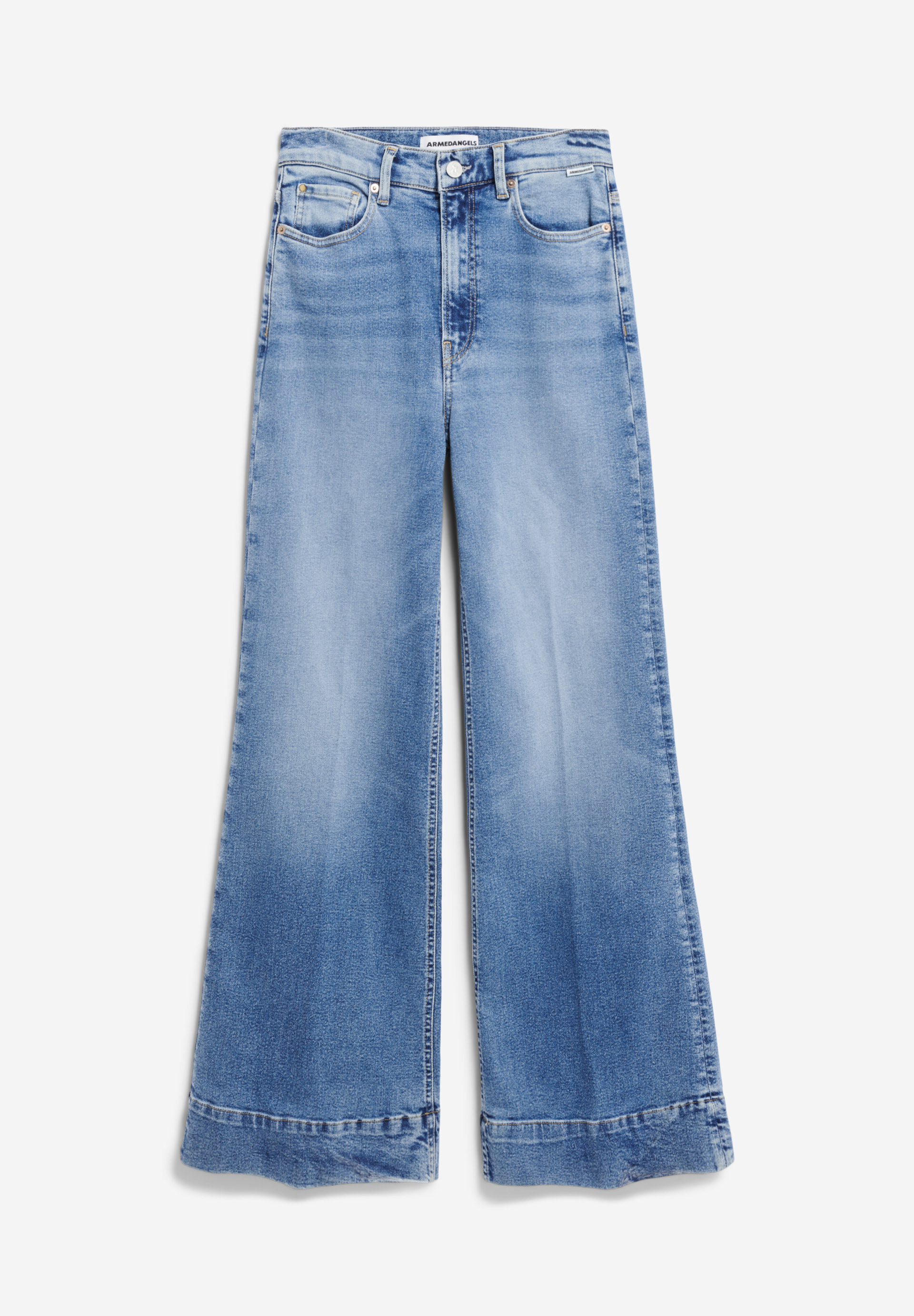MURLIAA Jean large en mélange de coton recyclé stretch comfort